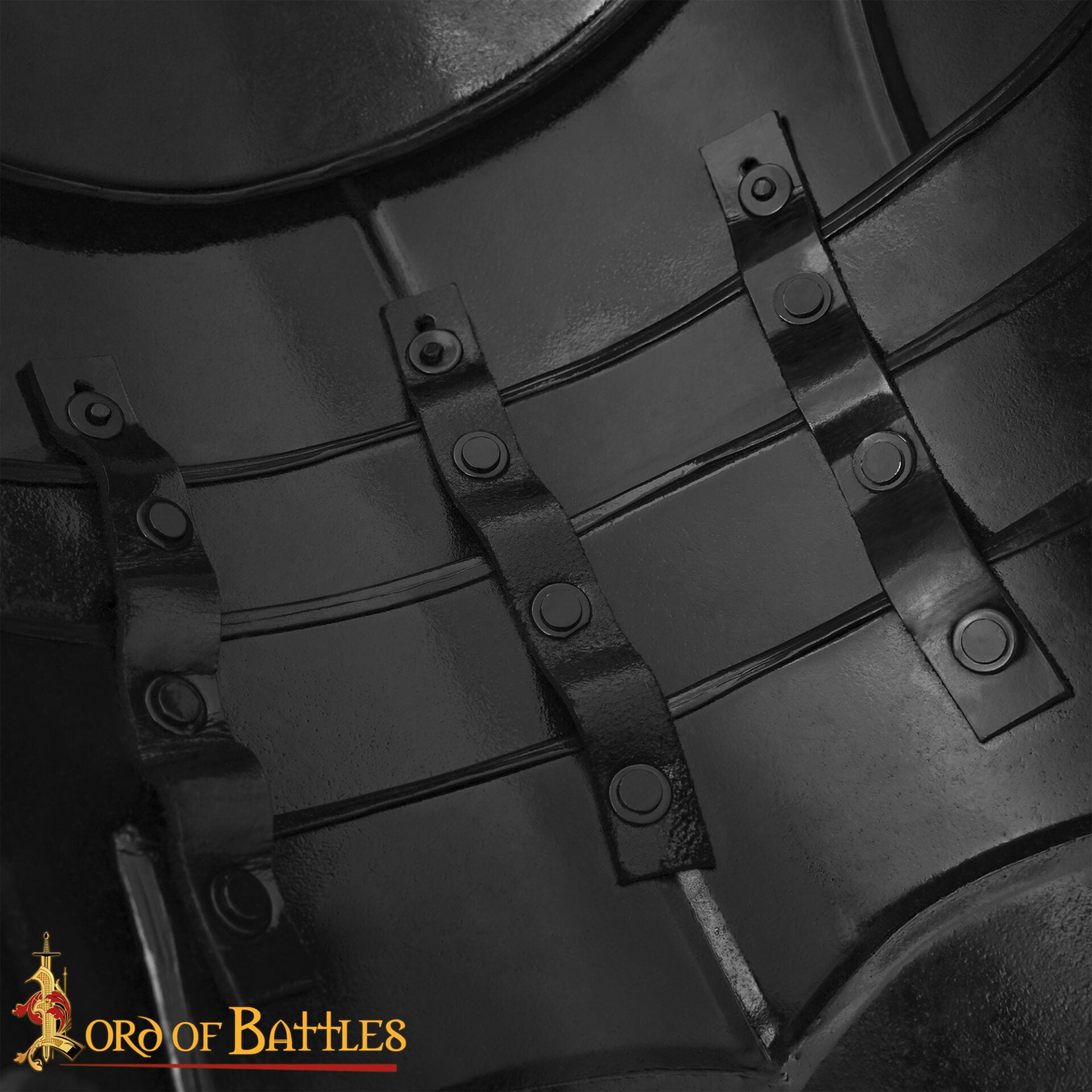 Imagen única de: Medieval Fantasy Steel Pauldrons With Blade Breakers - Discontinued