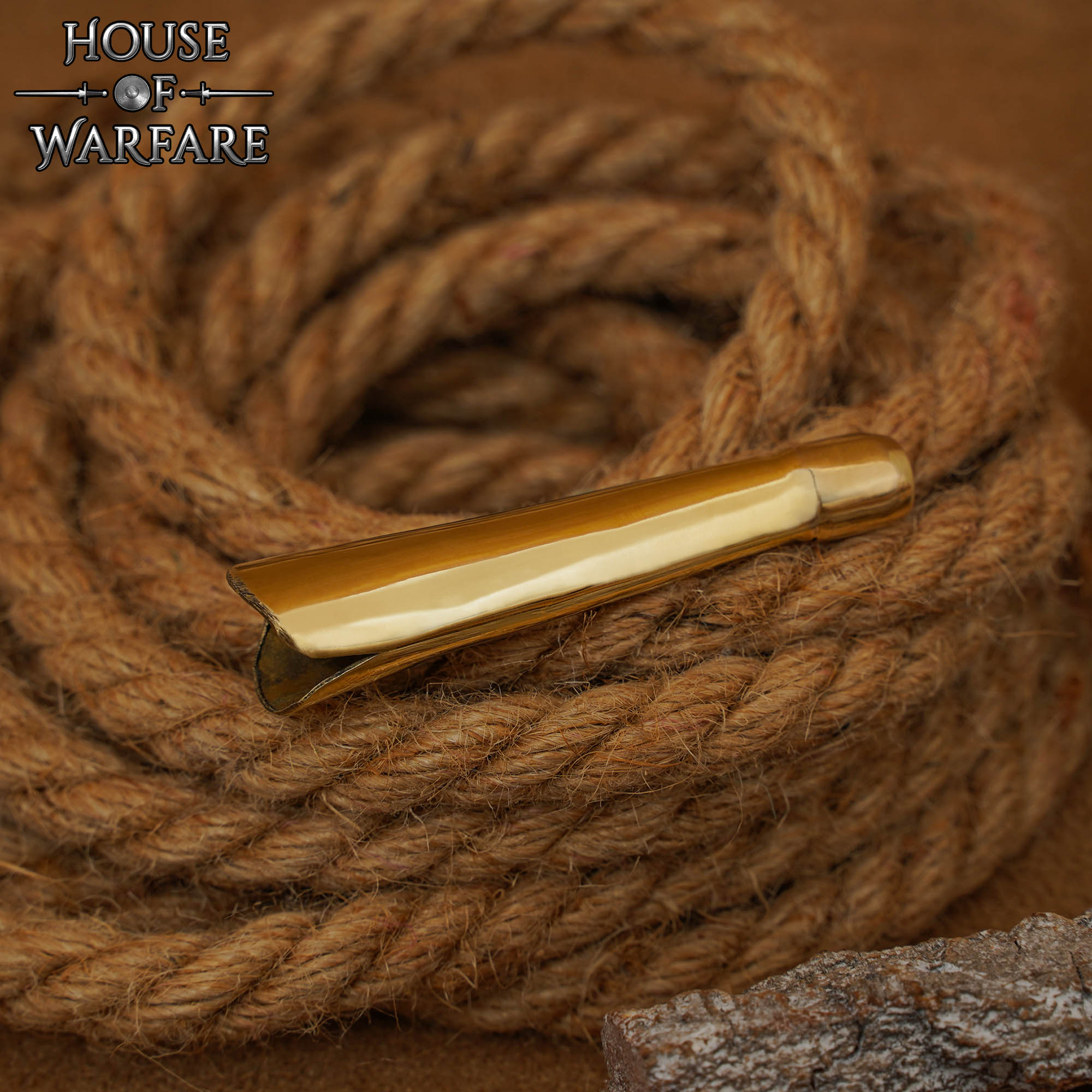 Imagen única de: Pequeña Punta de Vaina de Latón Macizo / Chape