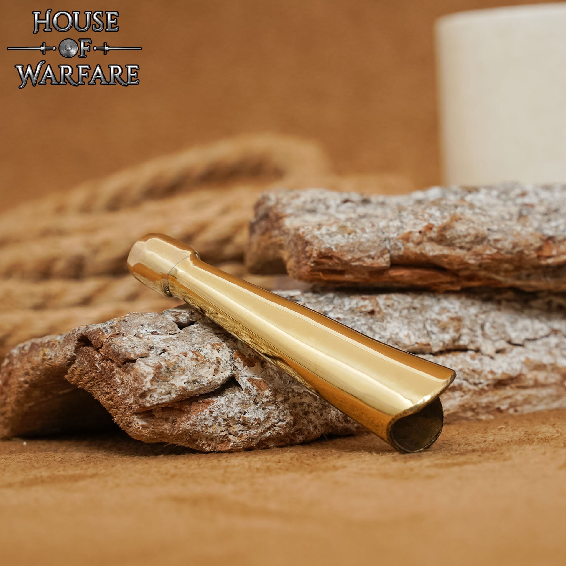 Imagen única de: Pequeña Punta de Vaina de Latón Macizo / Chape