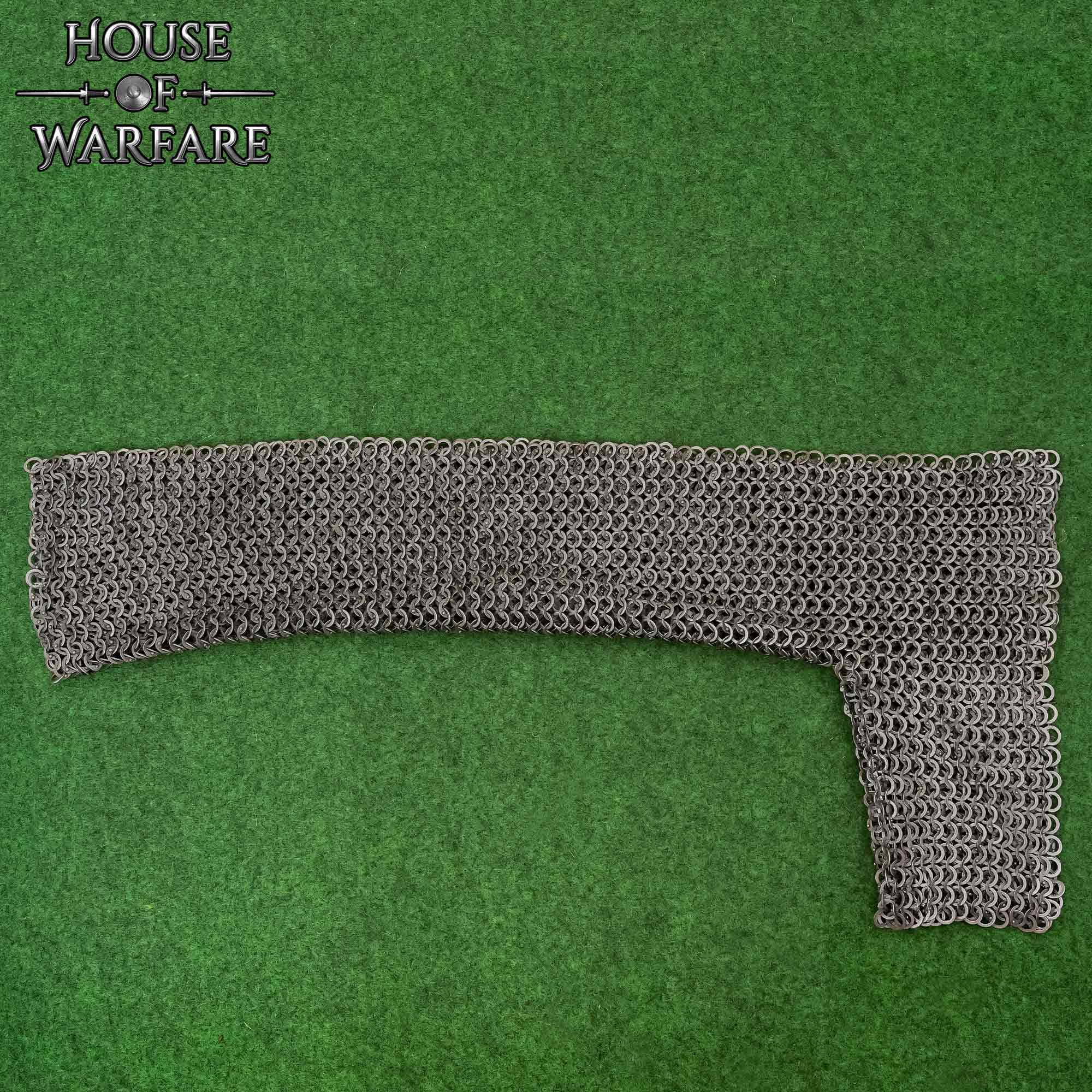 Imagen única de: Voiders (par) Anillo Plano Redondo Remachado Acero Suave 8mm Calibre 18 - Medieval Chainmail Underarm Protection