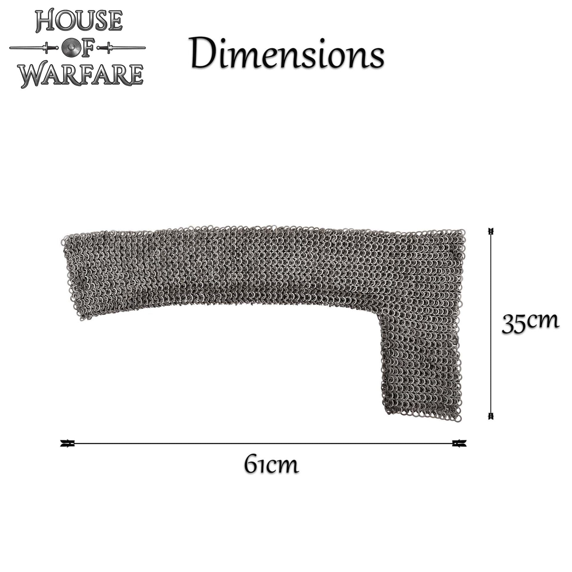 Imagen única de: Voiders (par) Anillo Plano Redondo Remachado Acero Suave 8mm Calibre 18 - Medieval Chainmail Underarm Protection