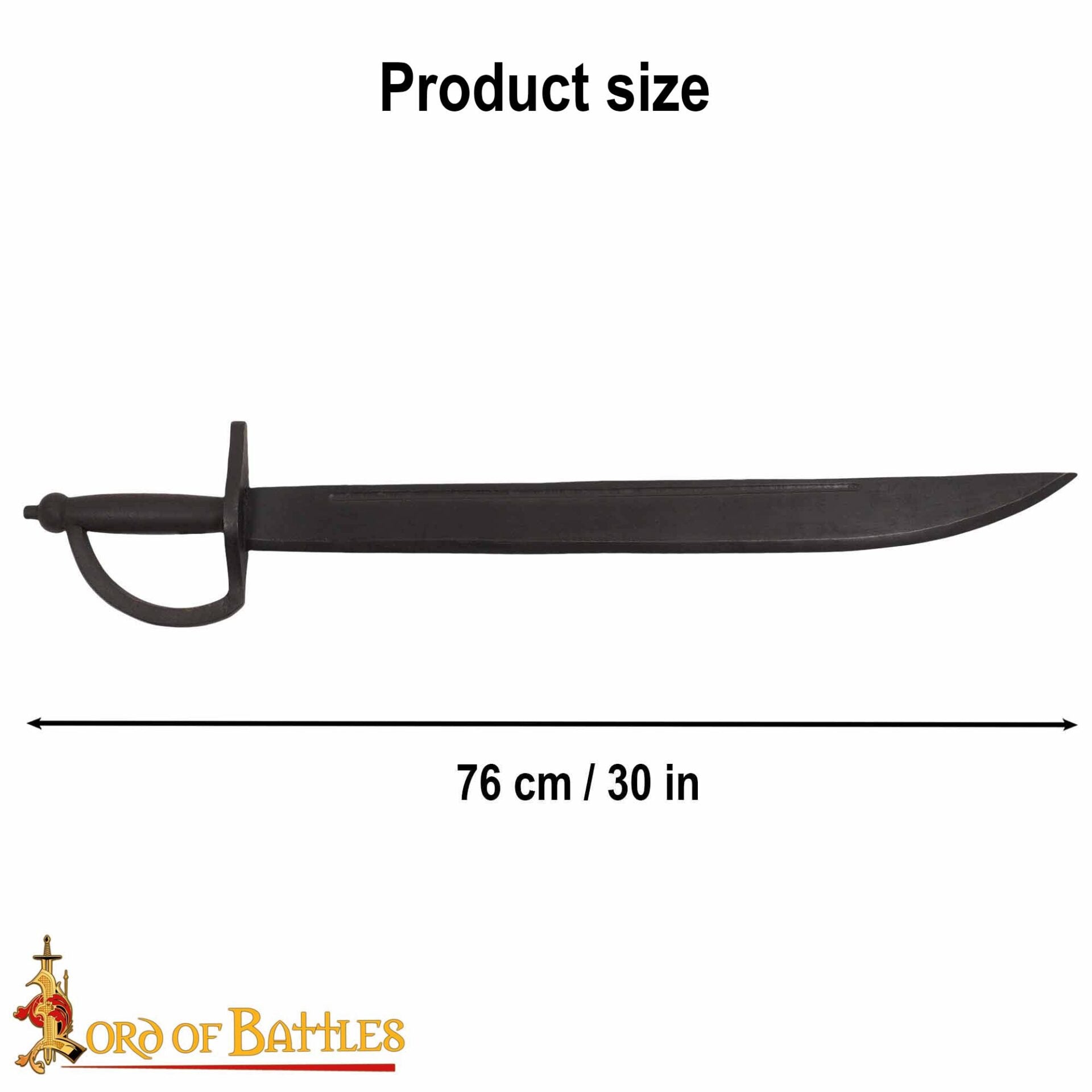 Imagen única de: Puntal de Madera Negro con Sable Pirata