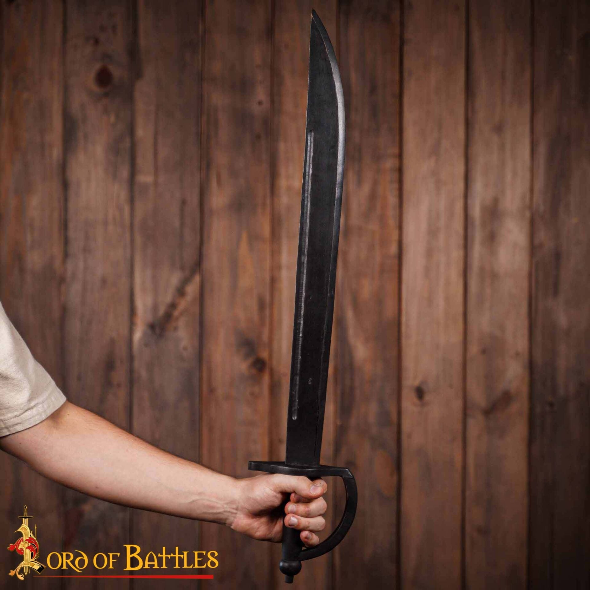 Imagen única de: Puntal de Madera Negro con Sable Pirata
