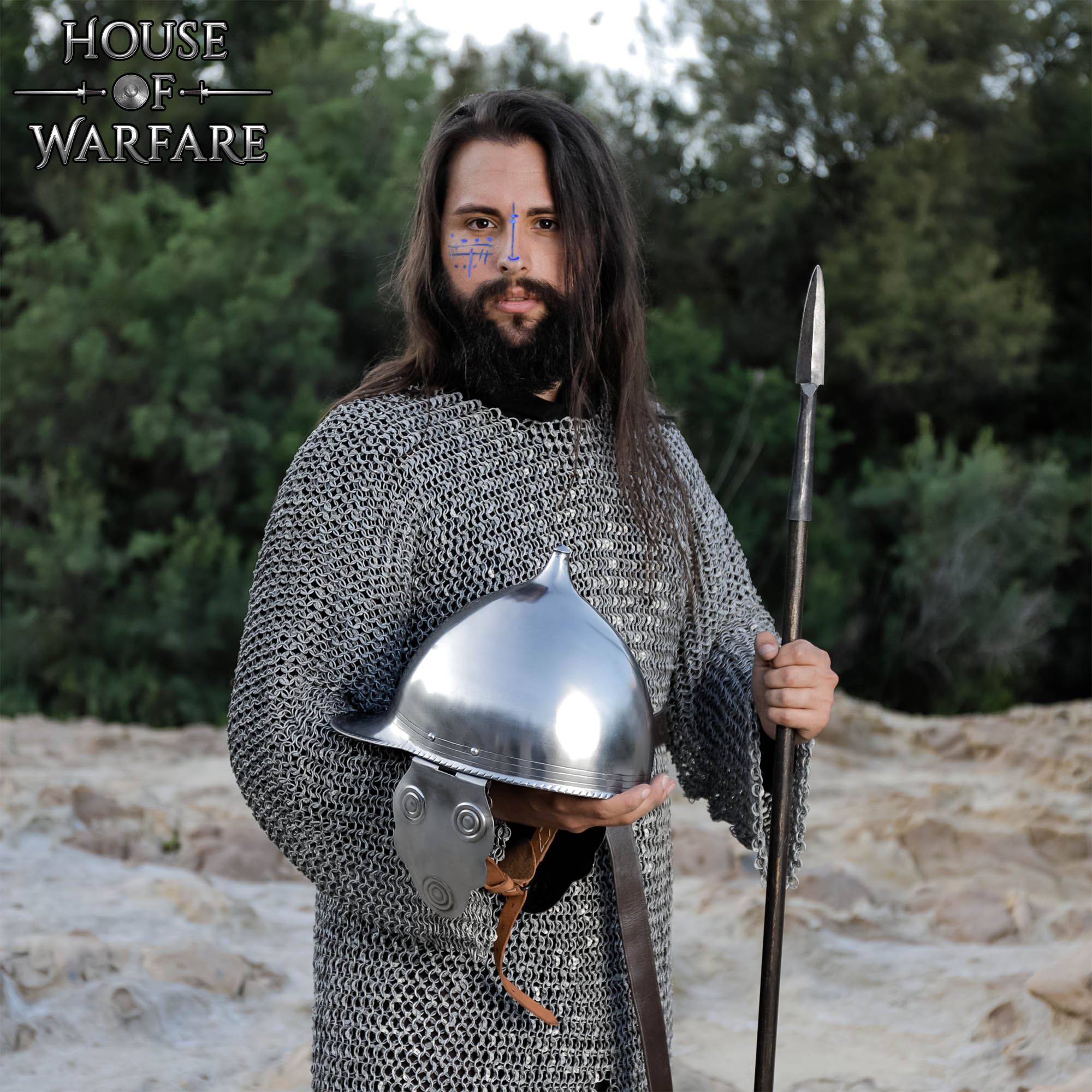 Imagen única de: Roman Montefortino Casco de Acero Calibre 18