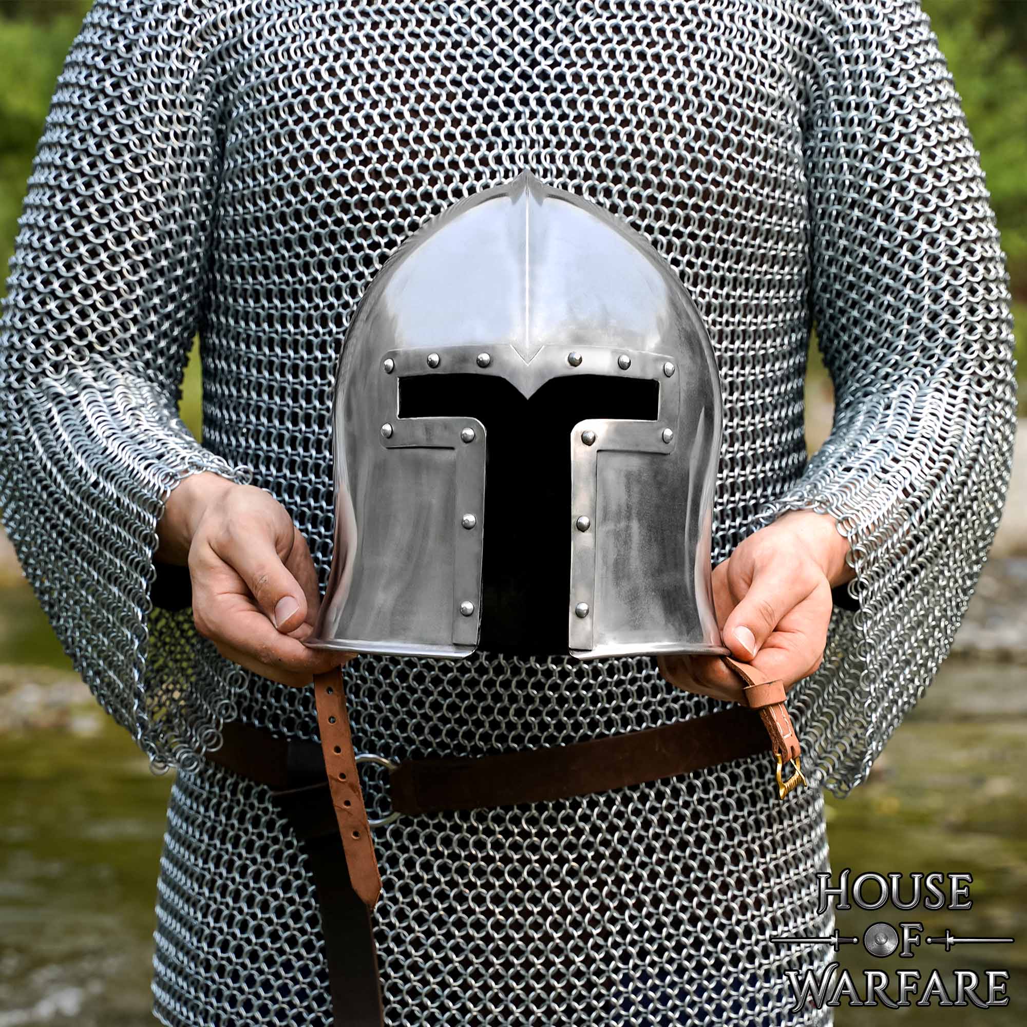 Imagen única de: Casco de Barbudo Italiano del Siglo Xv, Calibre 18