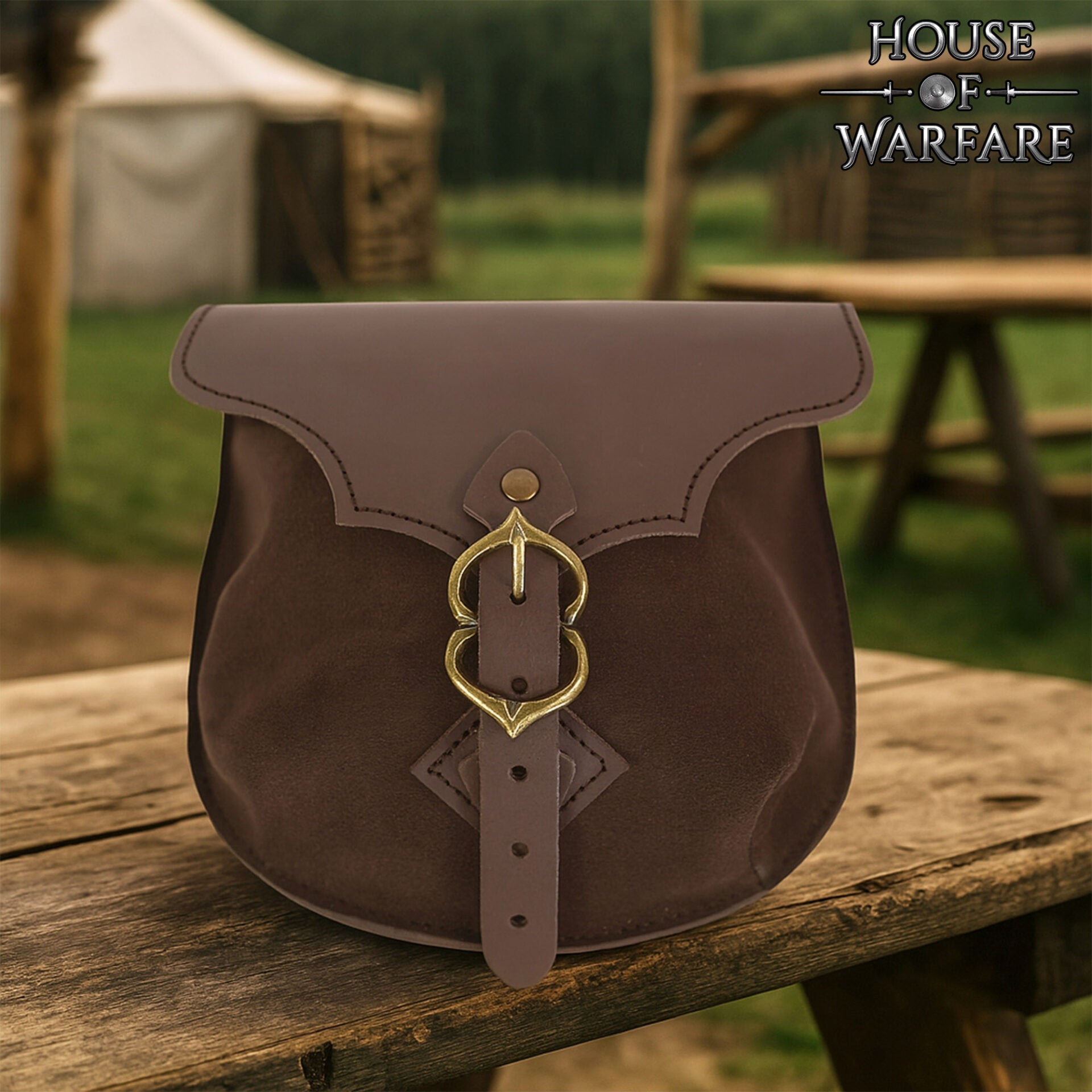 Imagen única de: Mercader del Reino - Riñonera de Cuero Auténtico