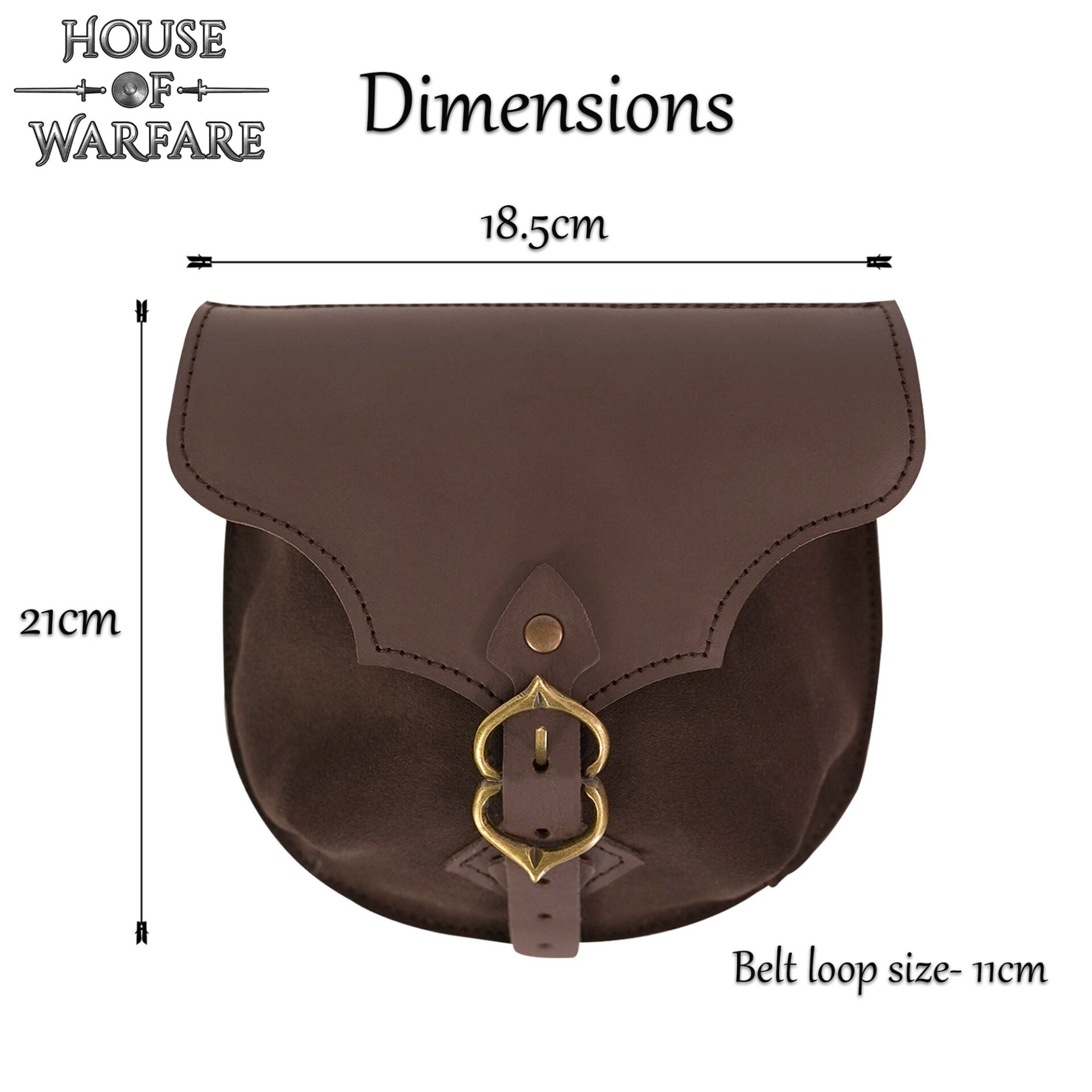 Imagen única de: Mercader del Reino - Riñonera de Cuero Auténtico