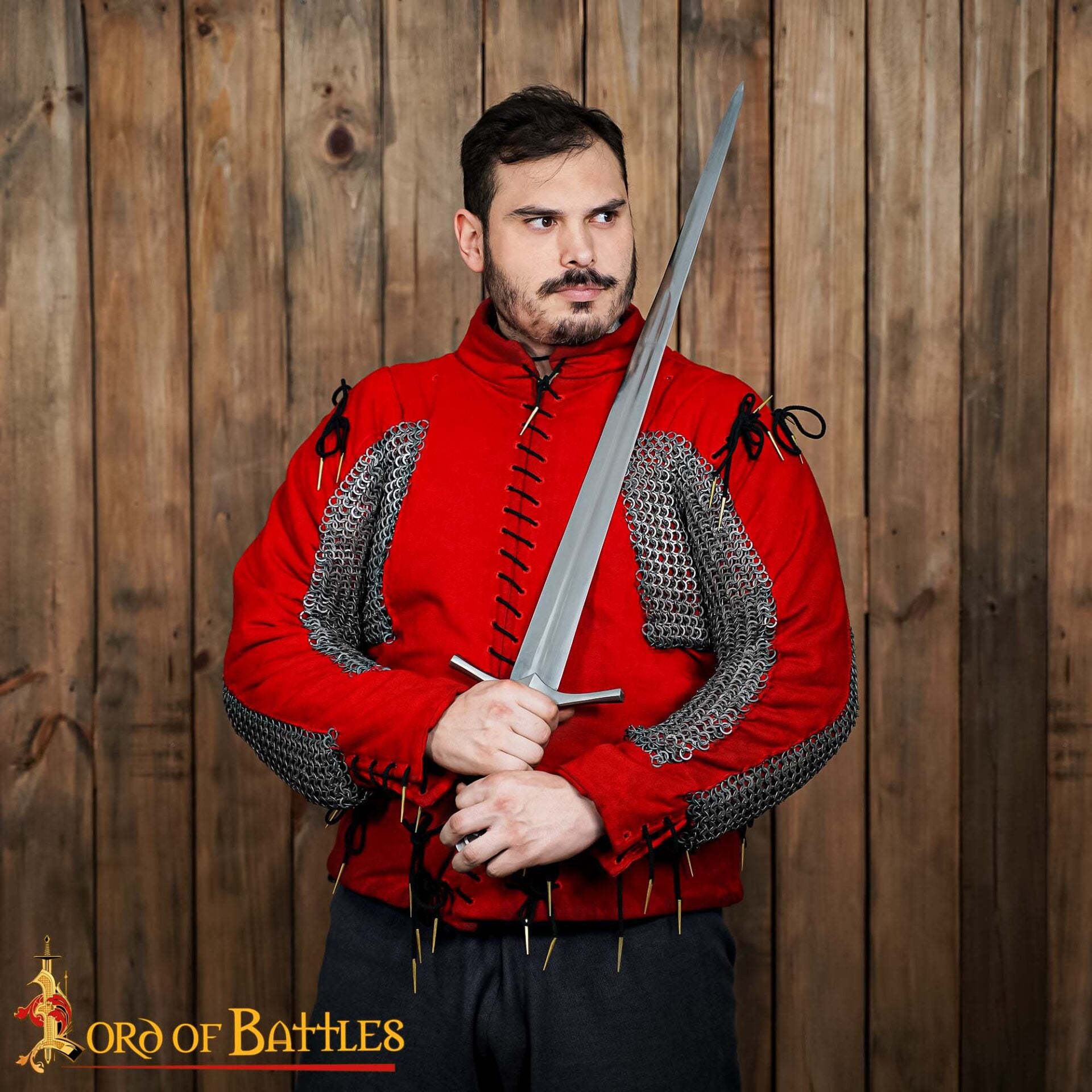 Válvulas de Cota de Malla (par) - Anillas Planas de 9 Mm Remachadas en Cúpula con Anillas Macizas Alternadas - Acero Dulce de Calibre 17 - Armadura Medieval para Larp, Disfraces - Imagen 2