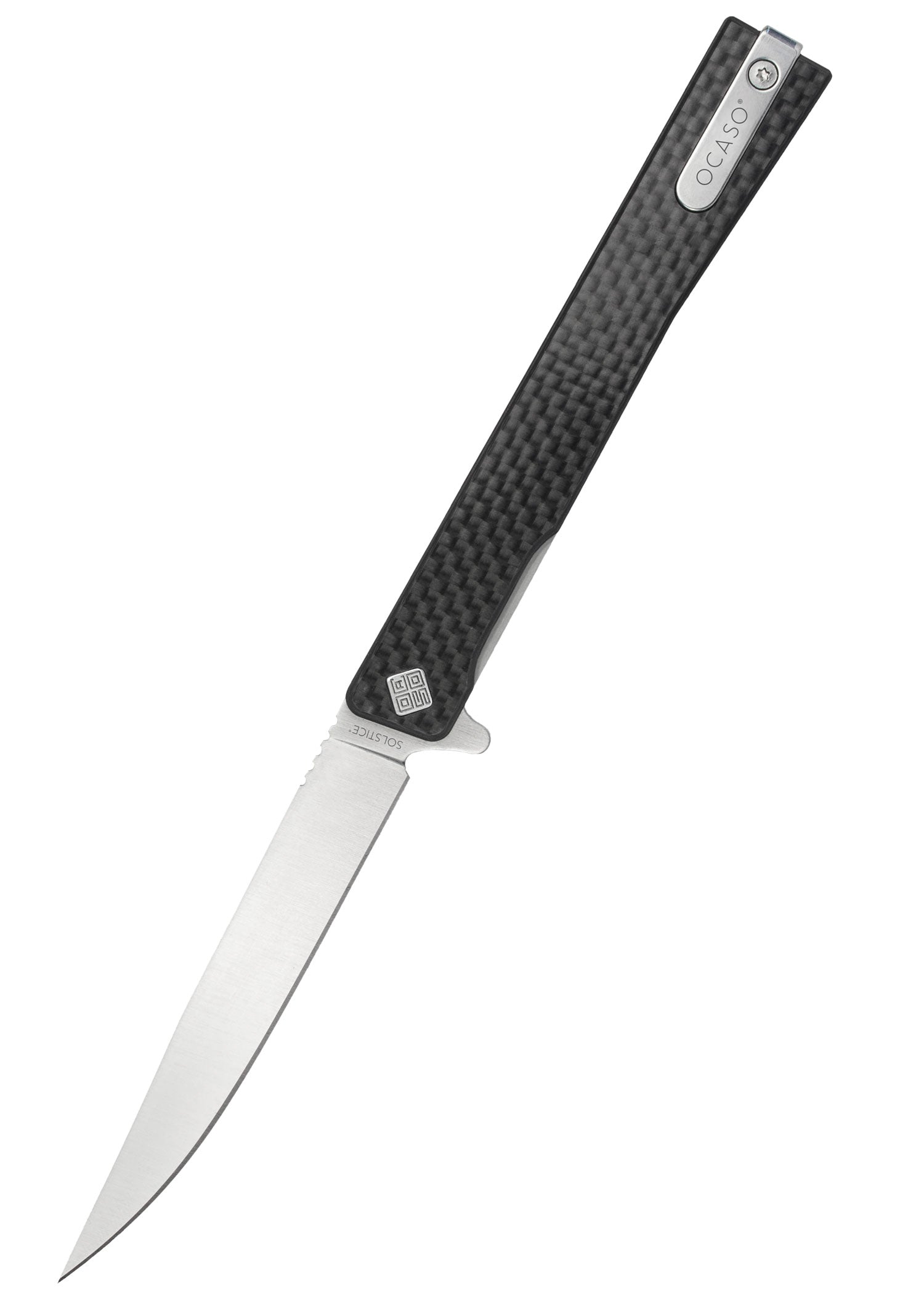 Imagen única de: Navaja De Bolsillo Solstice, Carbono, Acabado Satinado, Ocaso Cuchillos