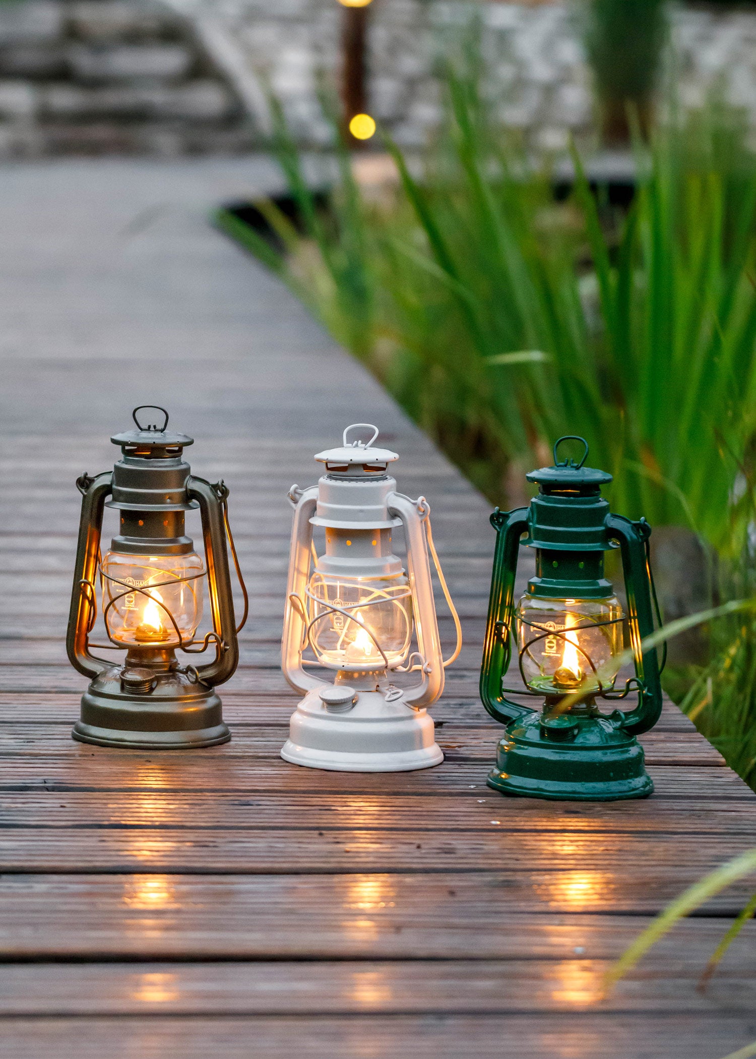 Imagen única de: Linterna De Tormenta Feuerhand 276 Verde Musgo