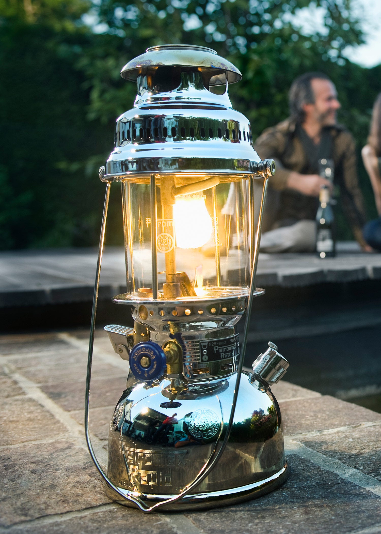 Imagen única de: Lámpara De Petróleo Petromax Hk500/829, Cromada