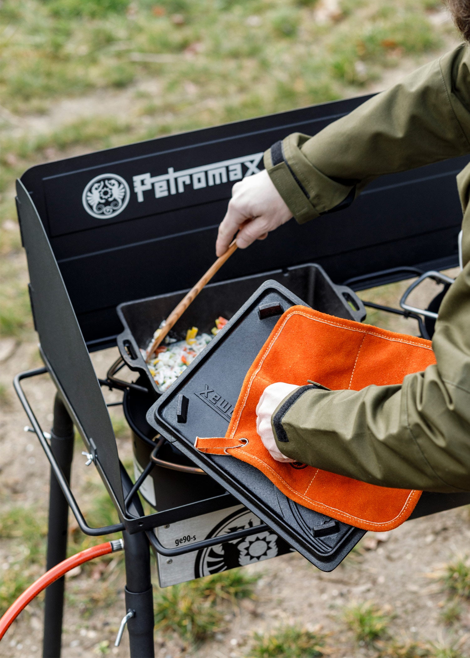 Imagen única de: Agarraderas Para Ollas Petromax Aramid Pro 300, Rectangulares (2 Piezas)