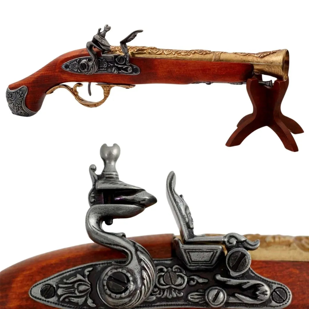 Imagen única de: Pistola De Percusión Pirata, Italia S.XVIII 1104