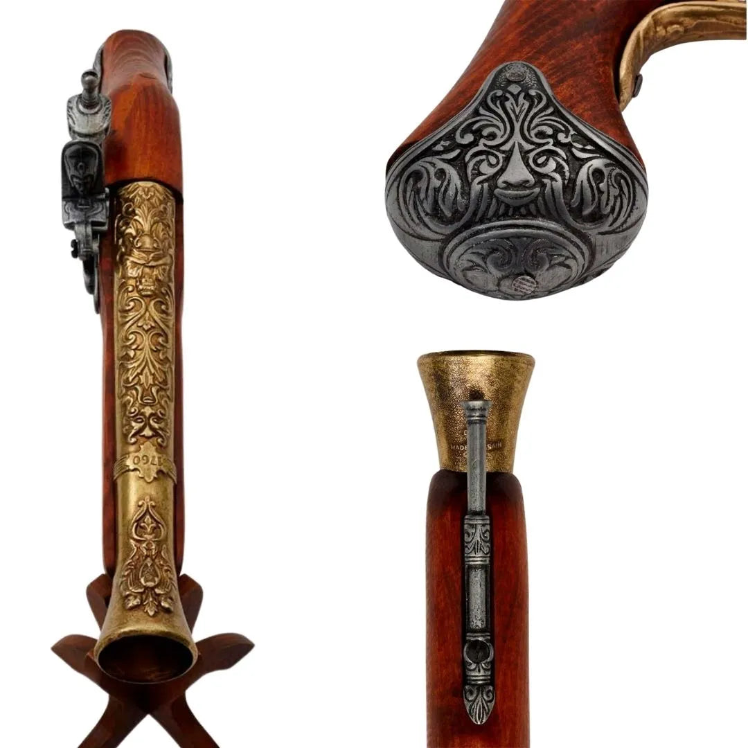 Imagen única de: Pistola De Percusión Pirata, Italia S.XVIII 1104
