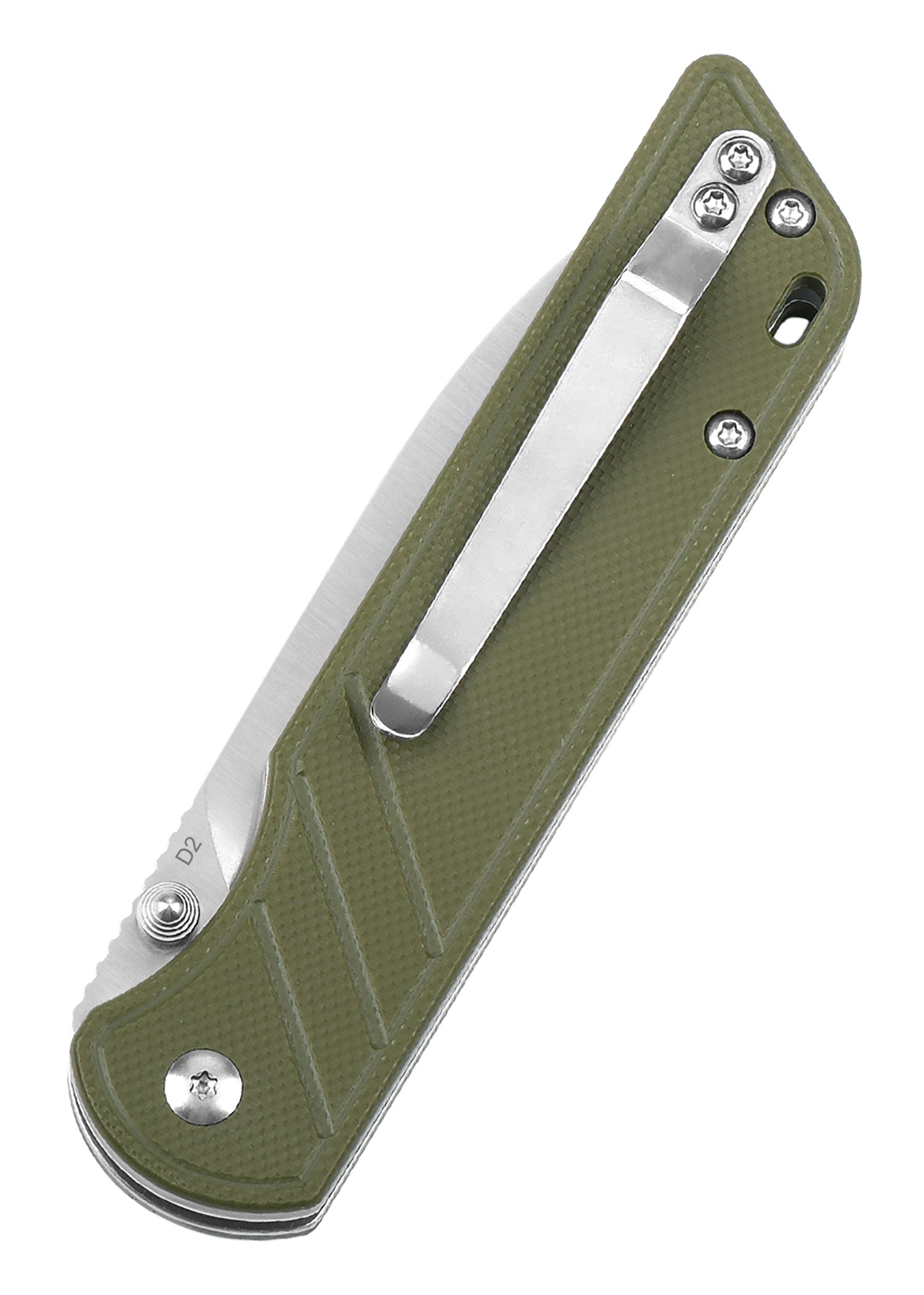 Imagen única de: Navaja Parrot, Hoja Satinada, Mango G10 Verde