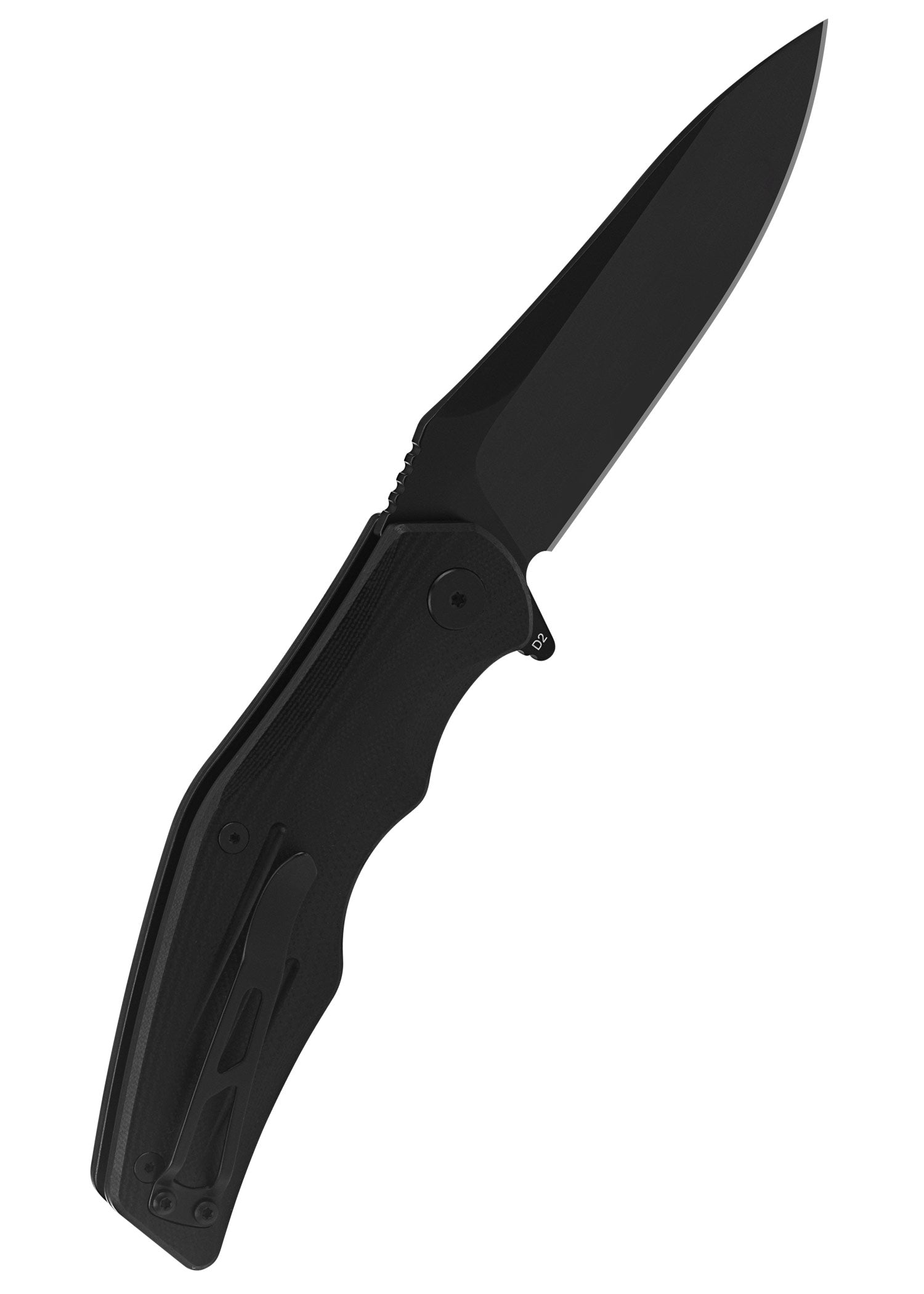 Imagen única de: Navaja Pangolin, Hoja Negra, Mango G10 Negro