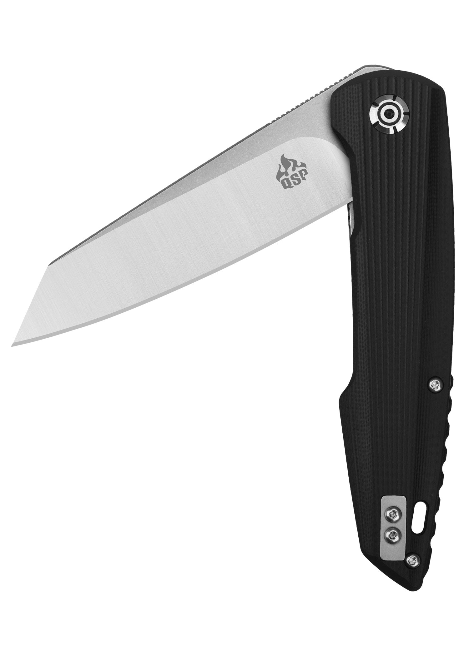 Imagen única de: Navaja Phoenix, Hoja Satinada Lavada A La Piedra, Mango G10 Negro