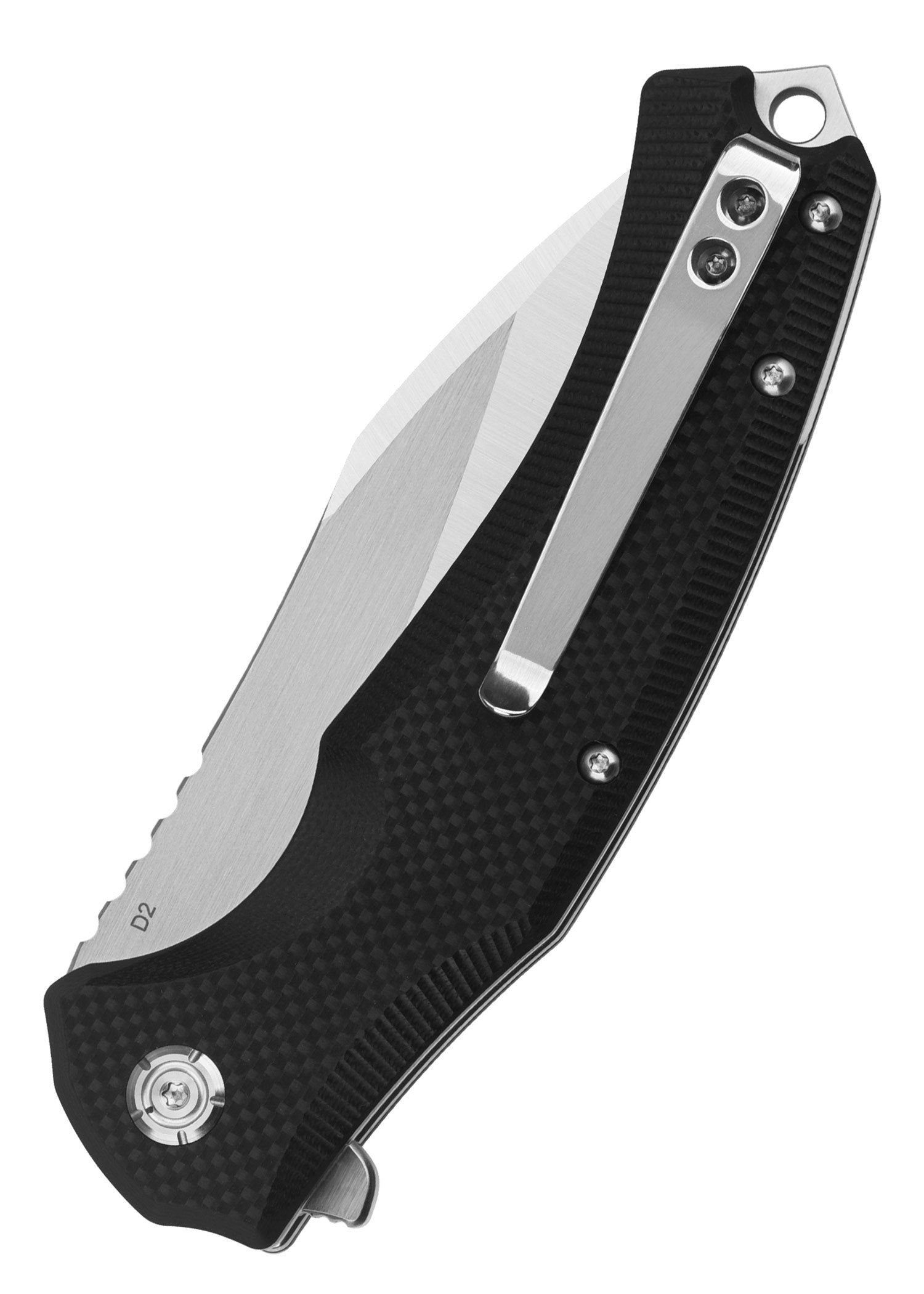 Imagen única de: Navaja De Bolsillo Snipe, Hoja Satinada, Mango G10 Negro