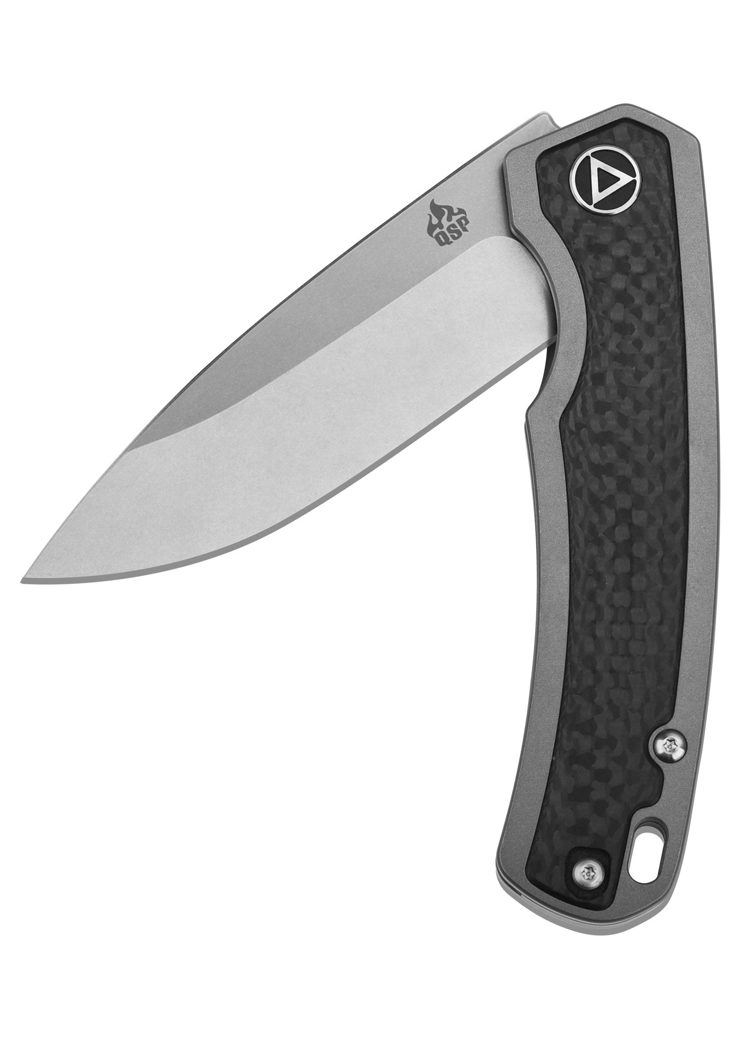 Imagen única de: Navaja De Bolsillo Puffin - Hoja Lavada A La Piedra, Mango De Titanio Granallado