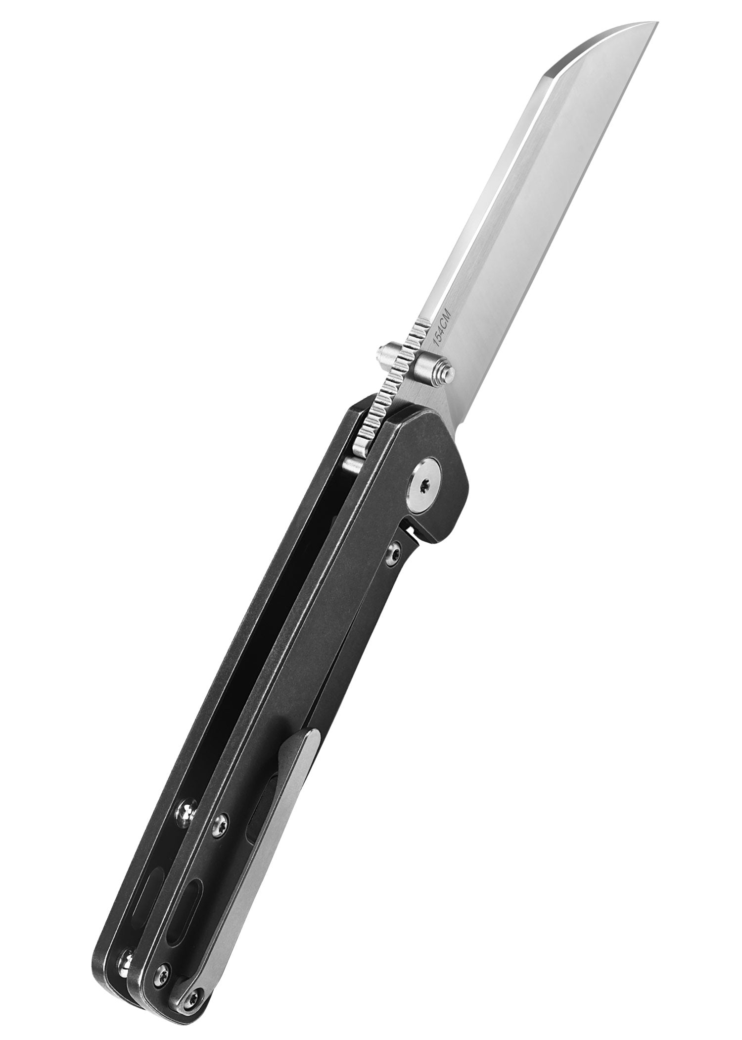 Imagen única de: Navaja Penguin, Hoja Satinada 154Cm, Mango Negro Lavado A La Piedra