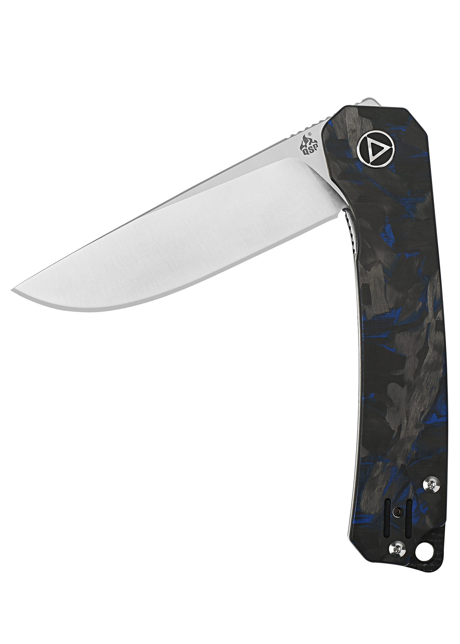 Imagen única de: Navaja Osprey, Hoja Satinada, Mango Cf Overlay G10 Triturado, Azul