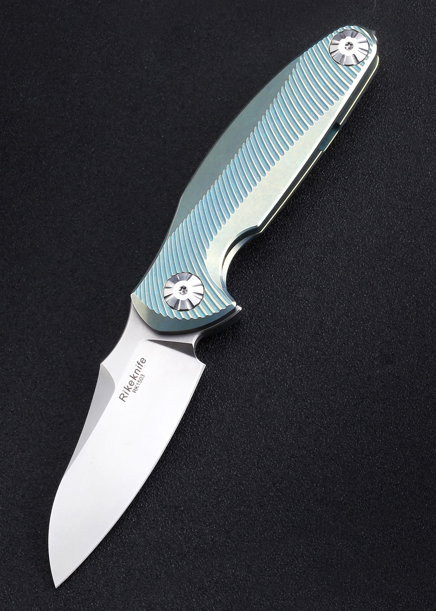 Imagen única de: Navaja De Bolsillo Rikeknife 1503-Gb Oro/azul