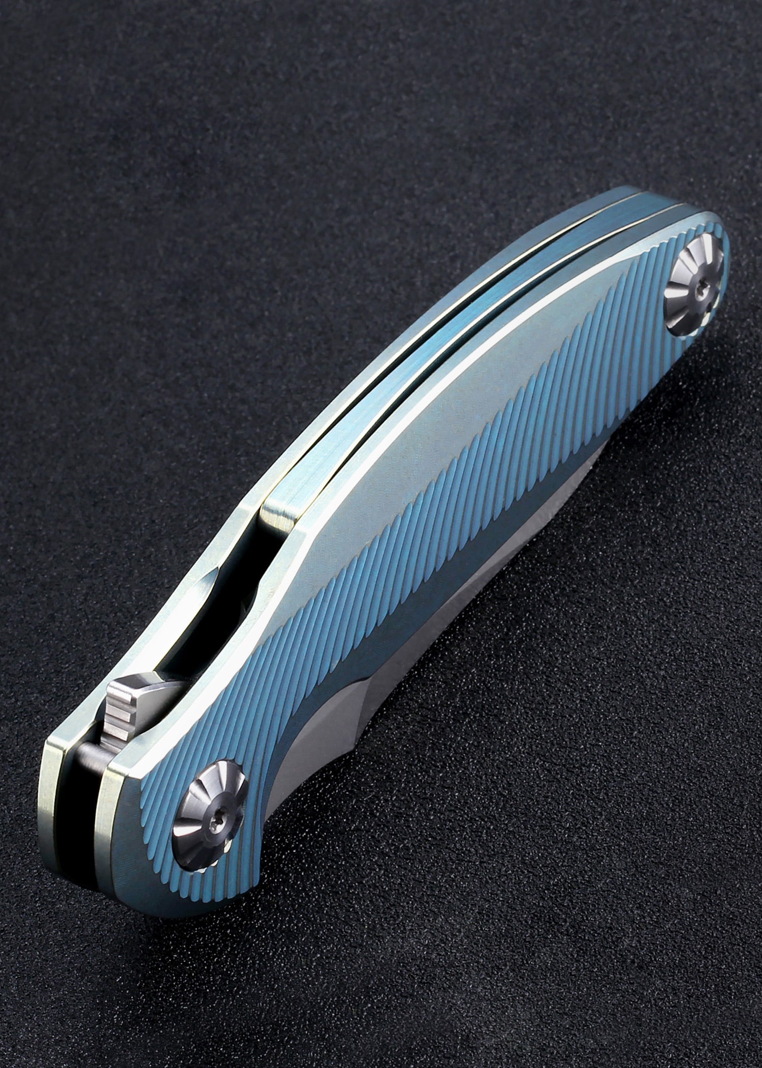 Imagen única de: Navaja De Bolsillo Rikeknife 1503-Gb Oro/azul