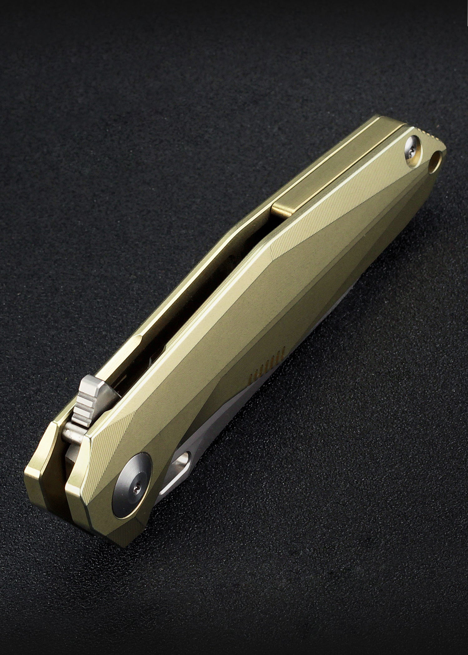 Imagen única de: Navaja De Bolsillo Rikeknife 1504A-g, Dorada