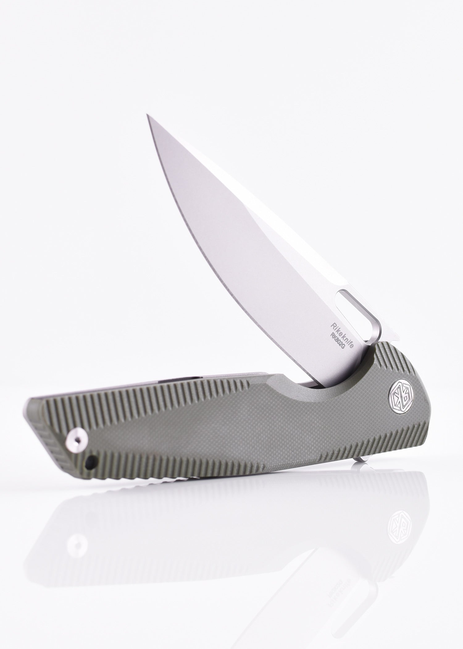 Imagen única de: Navaja De Bolsillo Rikeknife Rk802g, Od Verde