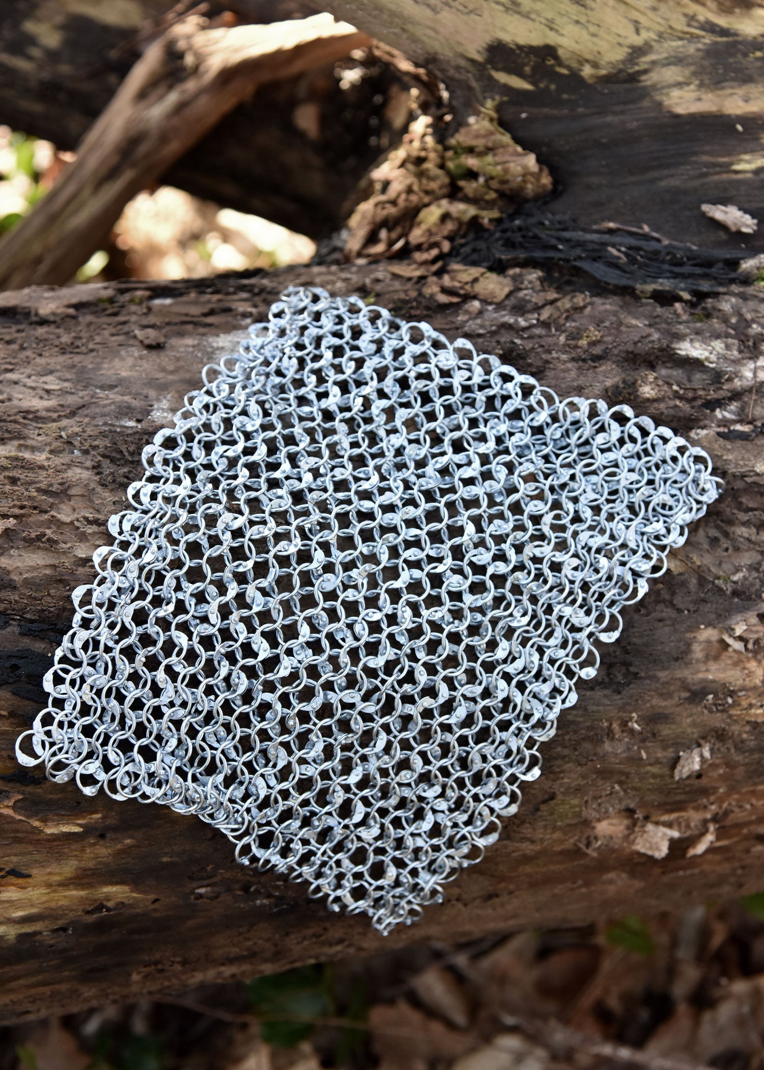 Imagen única de: Pieza De Cadena Rrz9 20 X 20 Cm, Remachada, Id9 Mm, Galvanizada