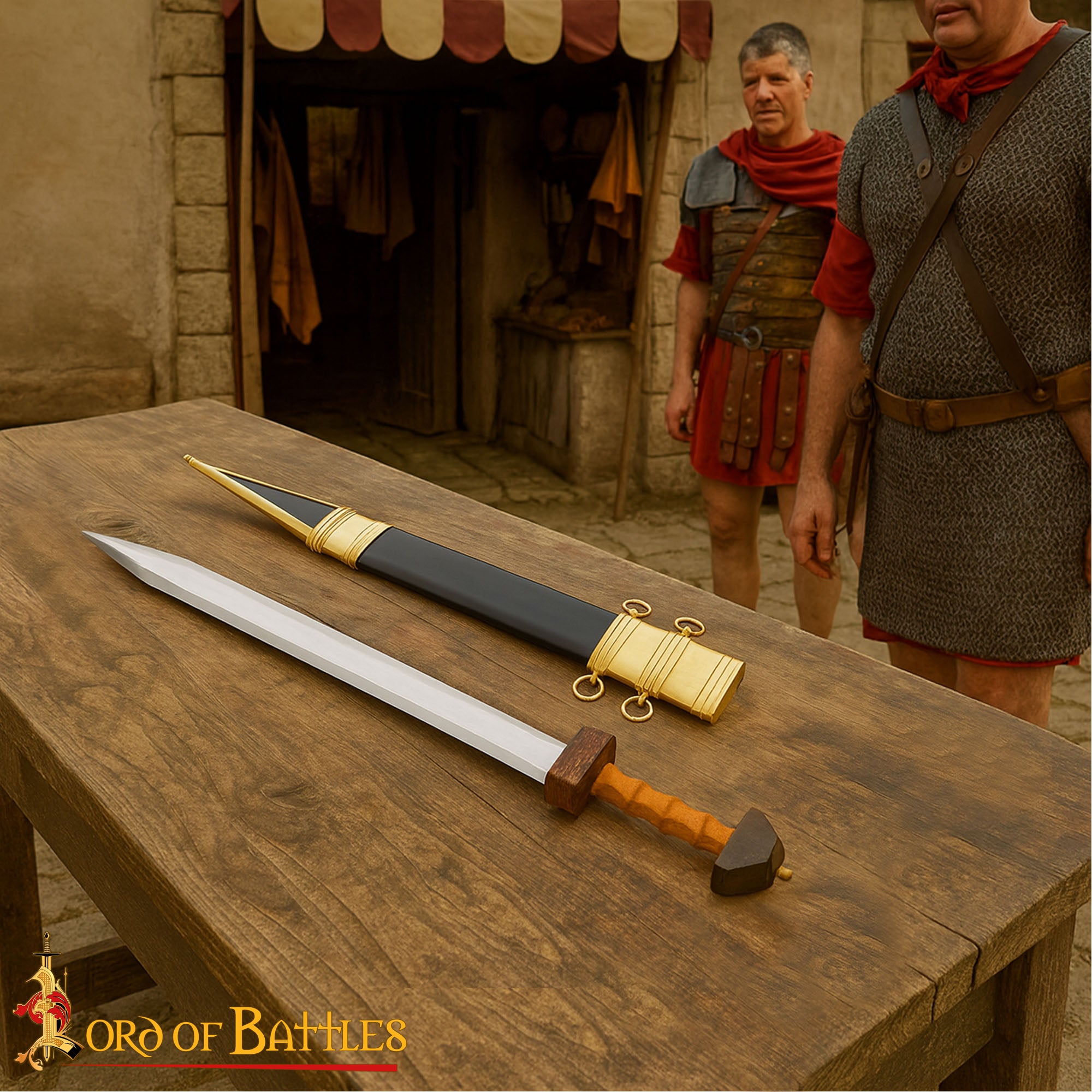 Gladius Legionario de Maguncia - Réplica de Espada Romana de Colección - Imagen 5