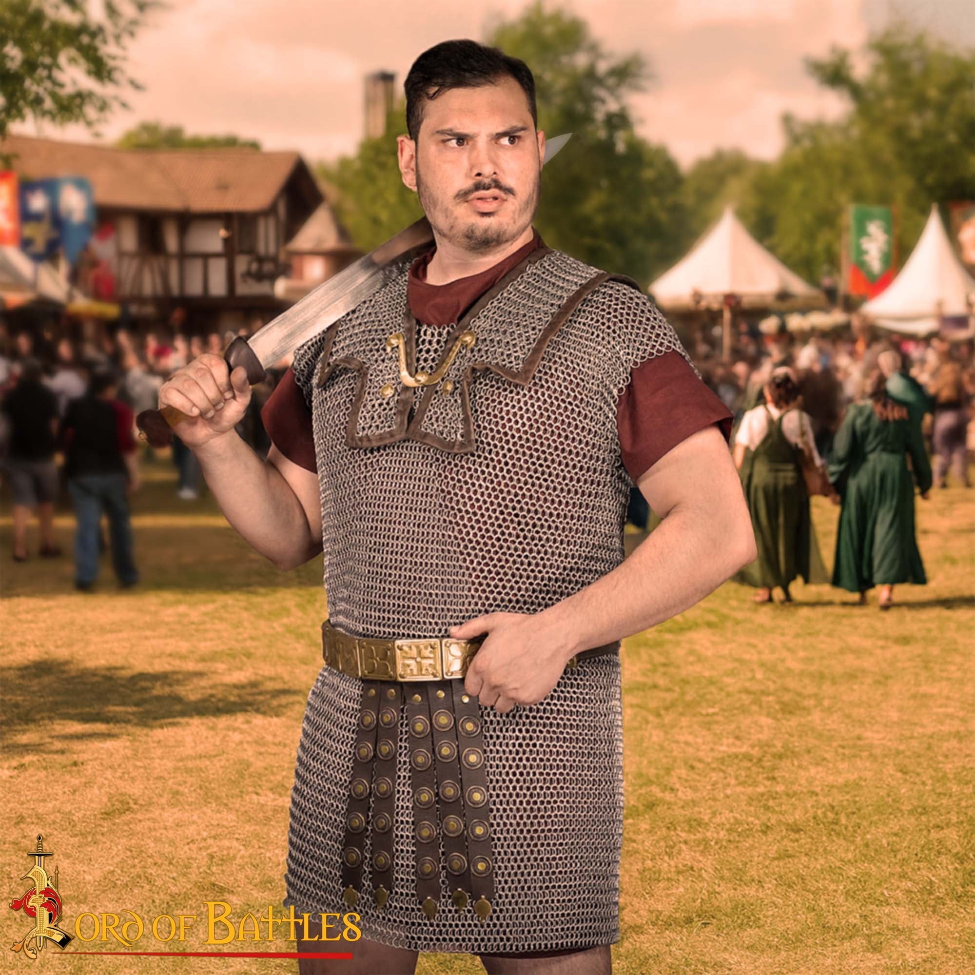 Espada Romana de Colección Gladius con Vaina - Espada Corta Histórica de los Legionarios Romanos, de Exposición y Colección - Imagen 8