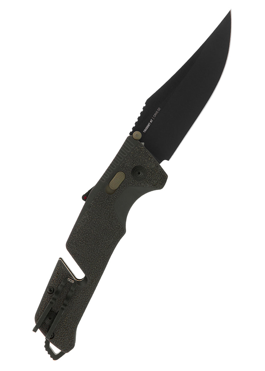 Imagen única de: Navaja Trident At - Olive Drab, Sog
