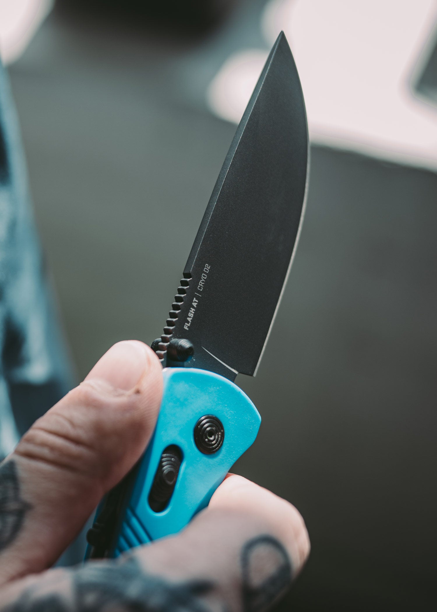 Imagen única de: Navaja Flash At - Civic Cyan, Sog