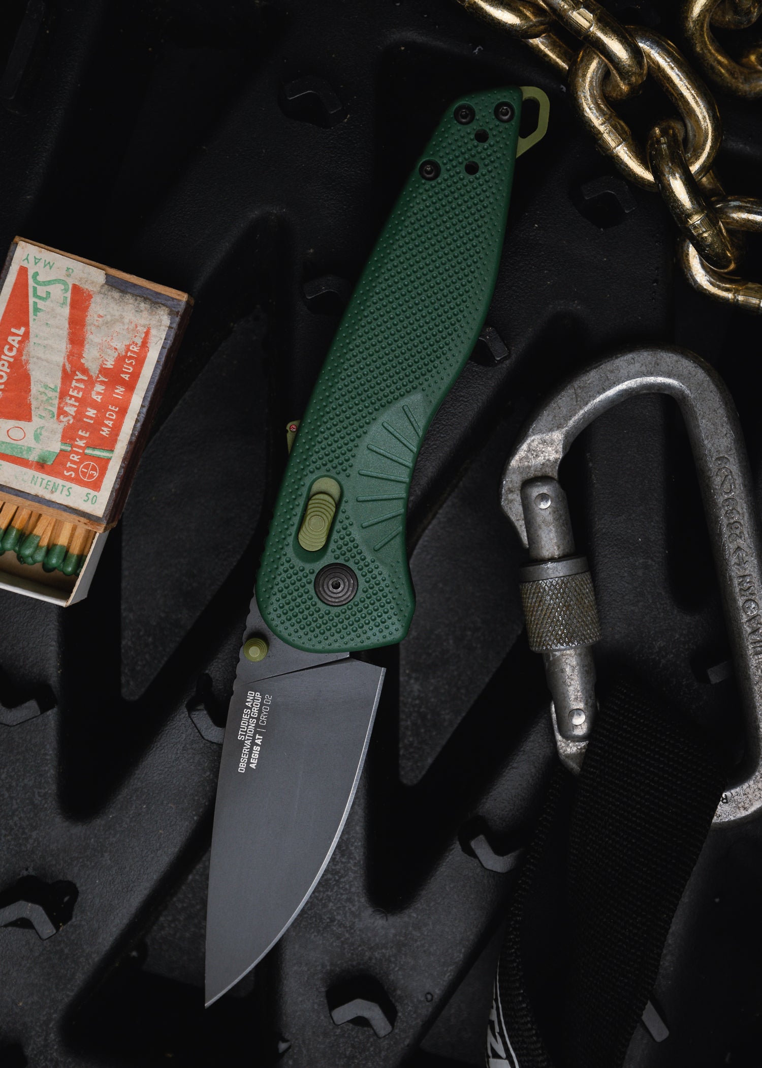 Imagen única de: Navaja De Bolsillo Aegis At - Forest & Moss, Sog