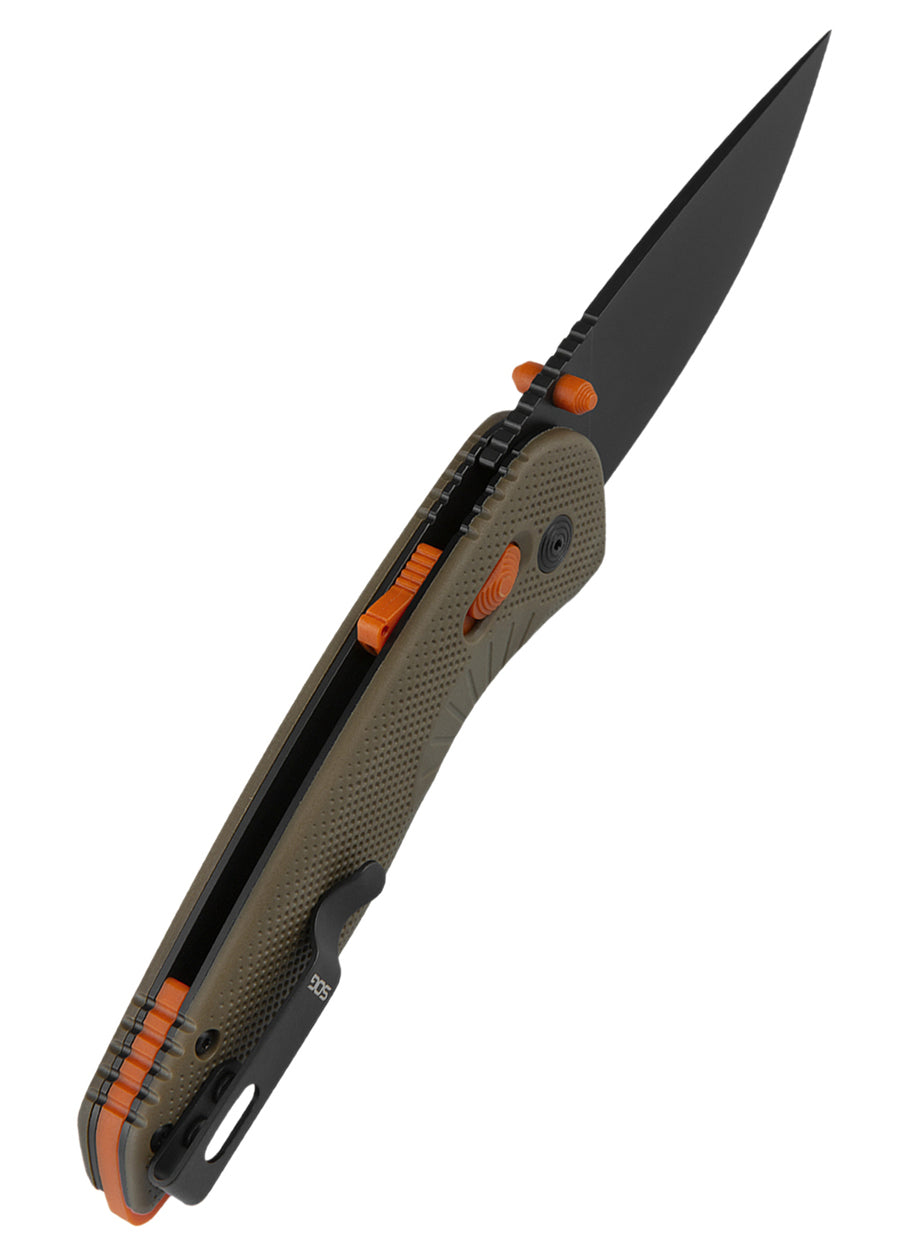 Imagen única de: Navaja De Bolsillo Aegis At - Tan & Blaze, Sog