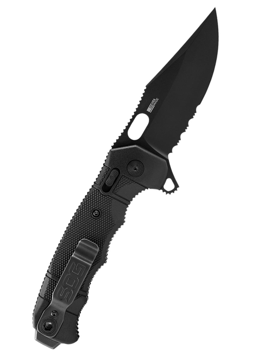 Imagen única de: Navaja De Bolsillo Seal Xr - Filo Dentado Parcial - Fabricada En Ee. Uu., Sog