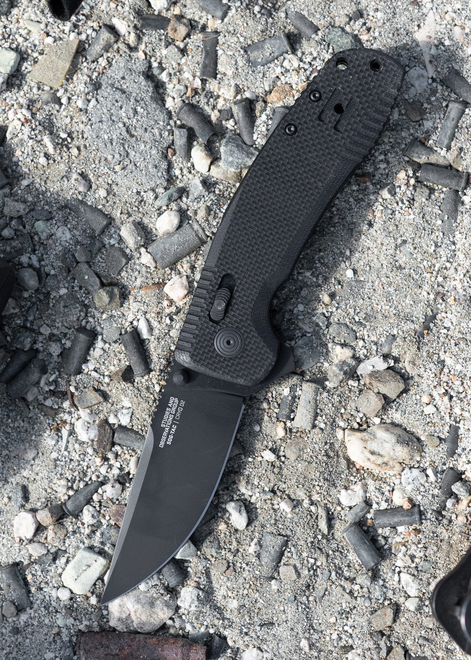 Imagen única de: Navaja De Bolsillo Sog-tac Xr Blackout