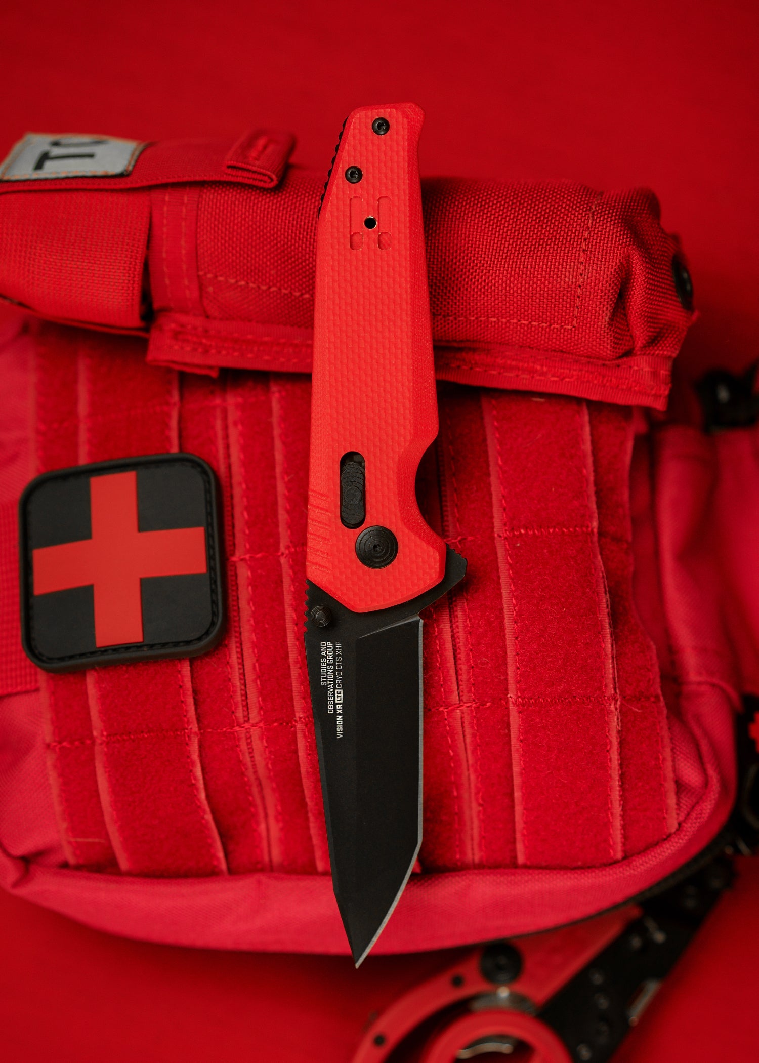 Imagen única de: Navaja Vision Xr Lte - Roja, Sog