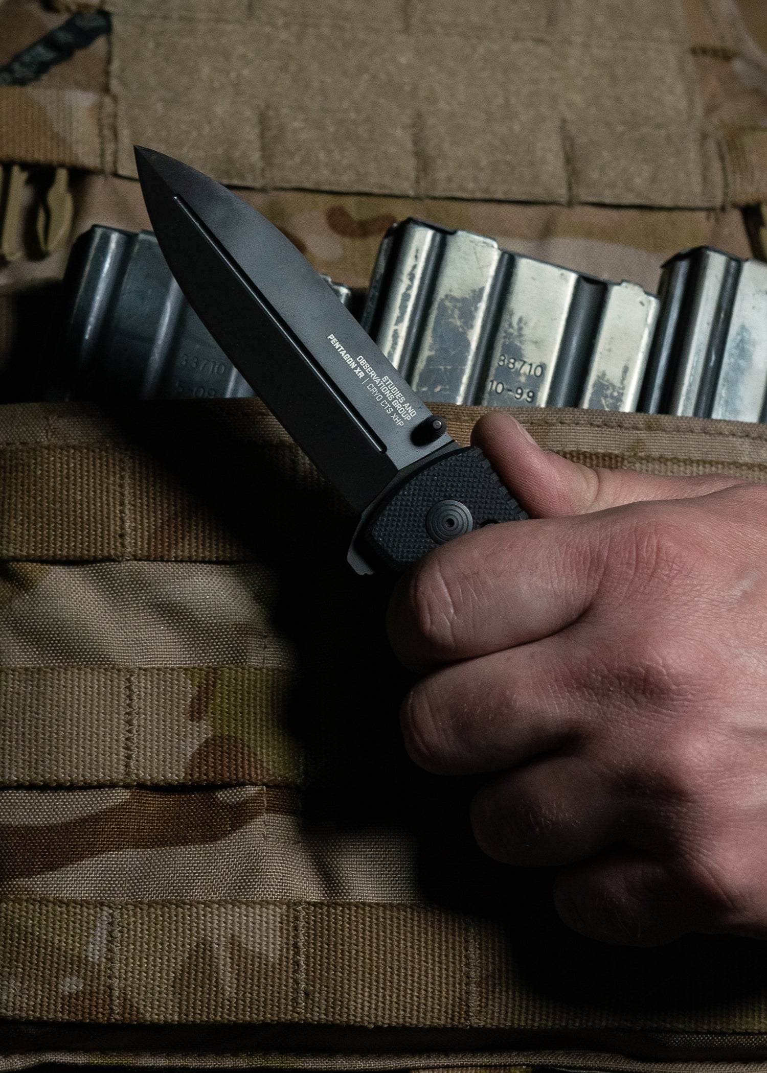 Imagen única de: Navaja Pentagon Xr - Negro, Sog