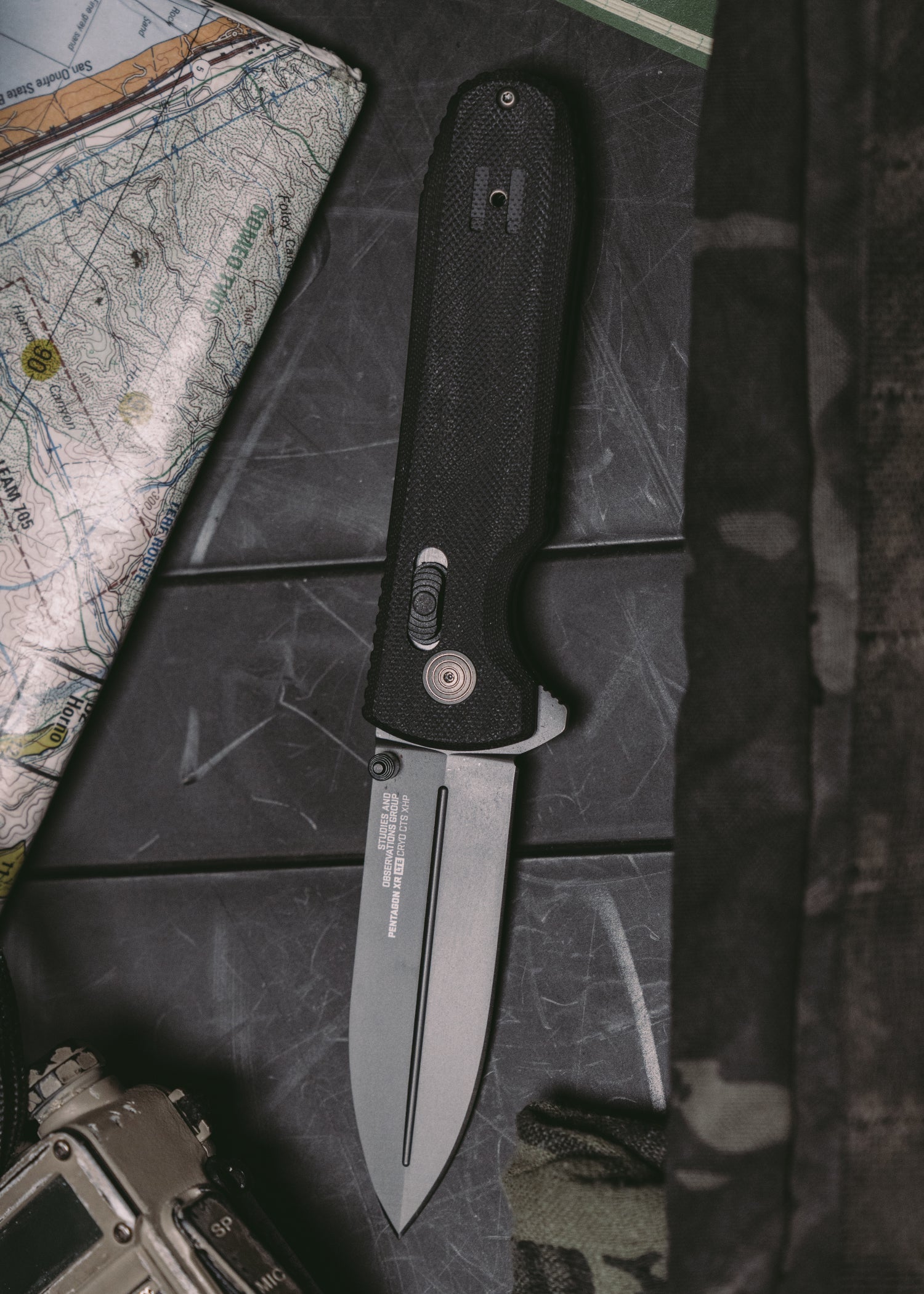 Imagen única de: Navaja Pentagon Xr Lte - Negro, Sog
