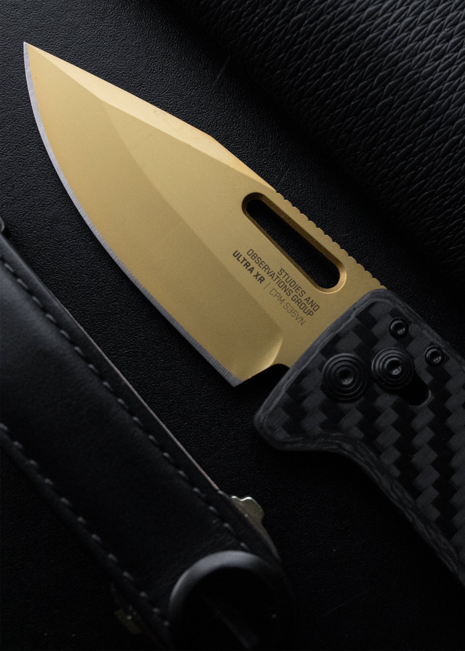 Imagen única de: Navaja Ultra Xr Carbono + Oro