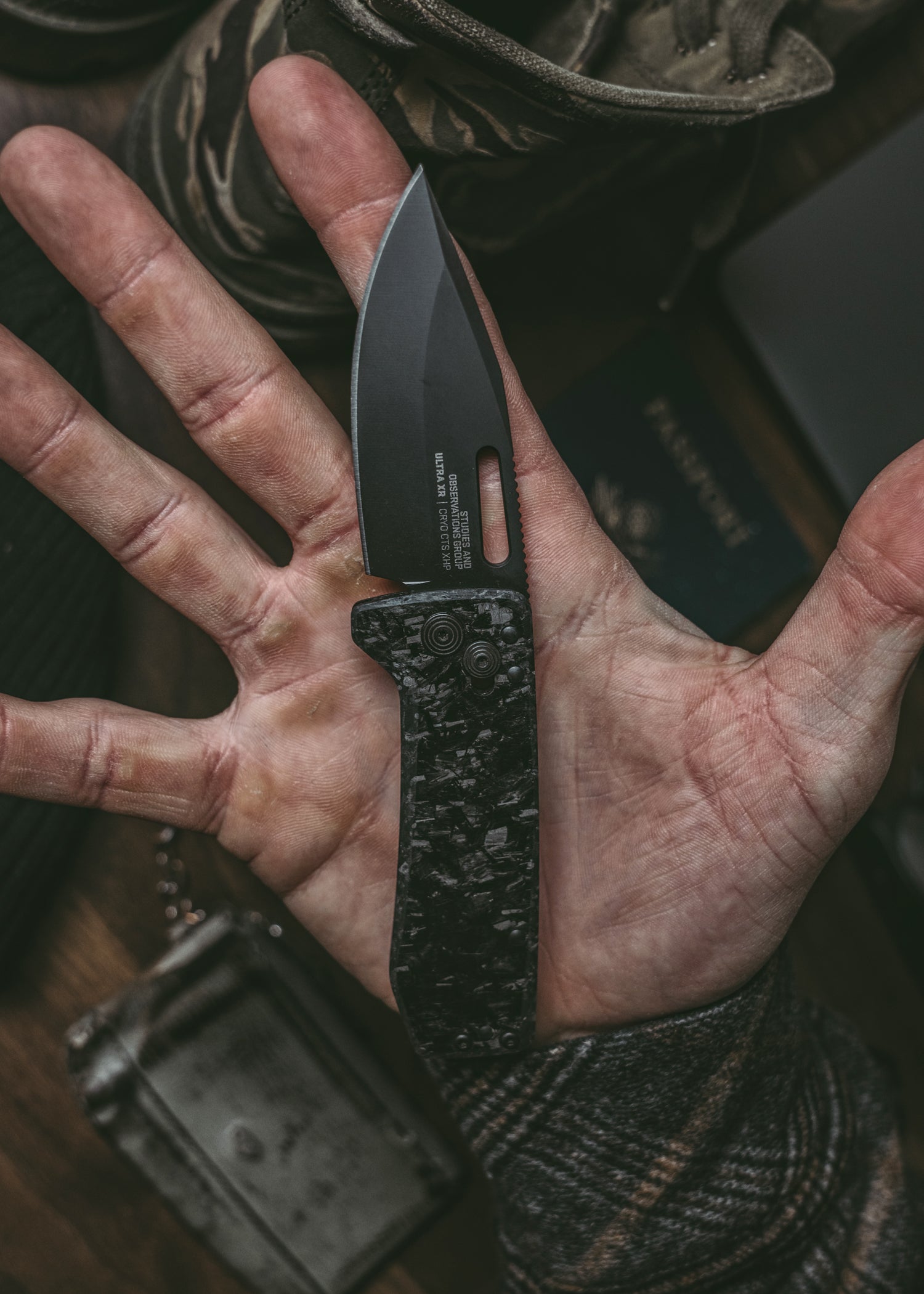 Imagen única de: Sog Ultra Xr - Xhp Blackout, Navaja De Bolsillo