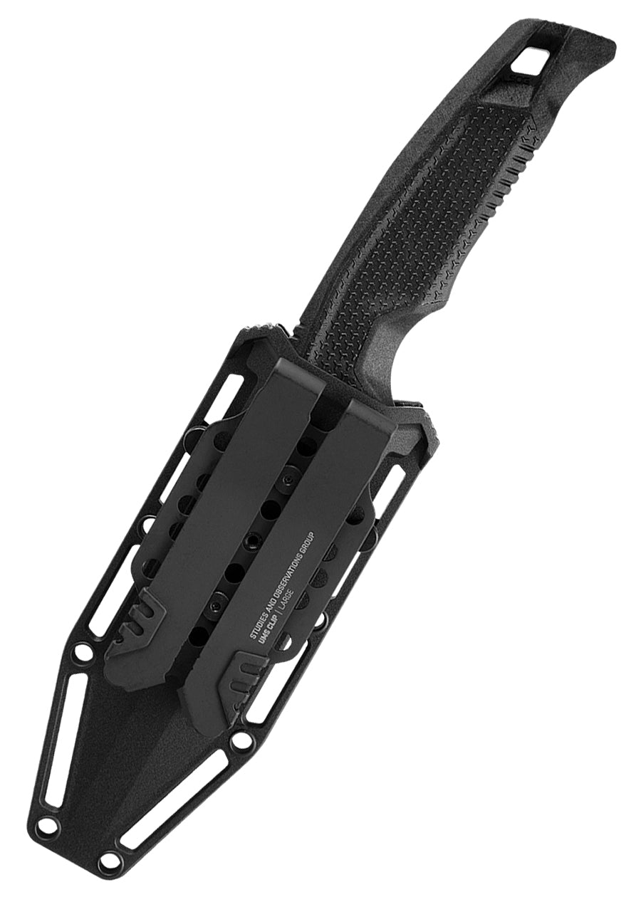 Imagen única de: Navaja Fija Recondo Fx, Negra, Hoja Lisa, Sog