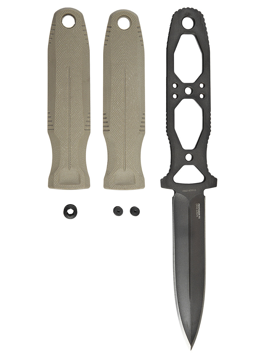 Imagen única de: Cuchillo Fijo Pentagon Fx - Flat Dark Earth, Sog