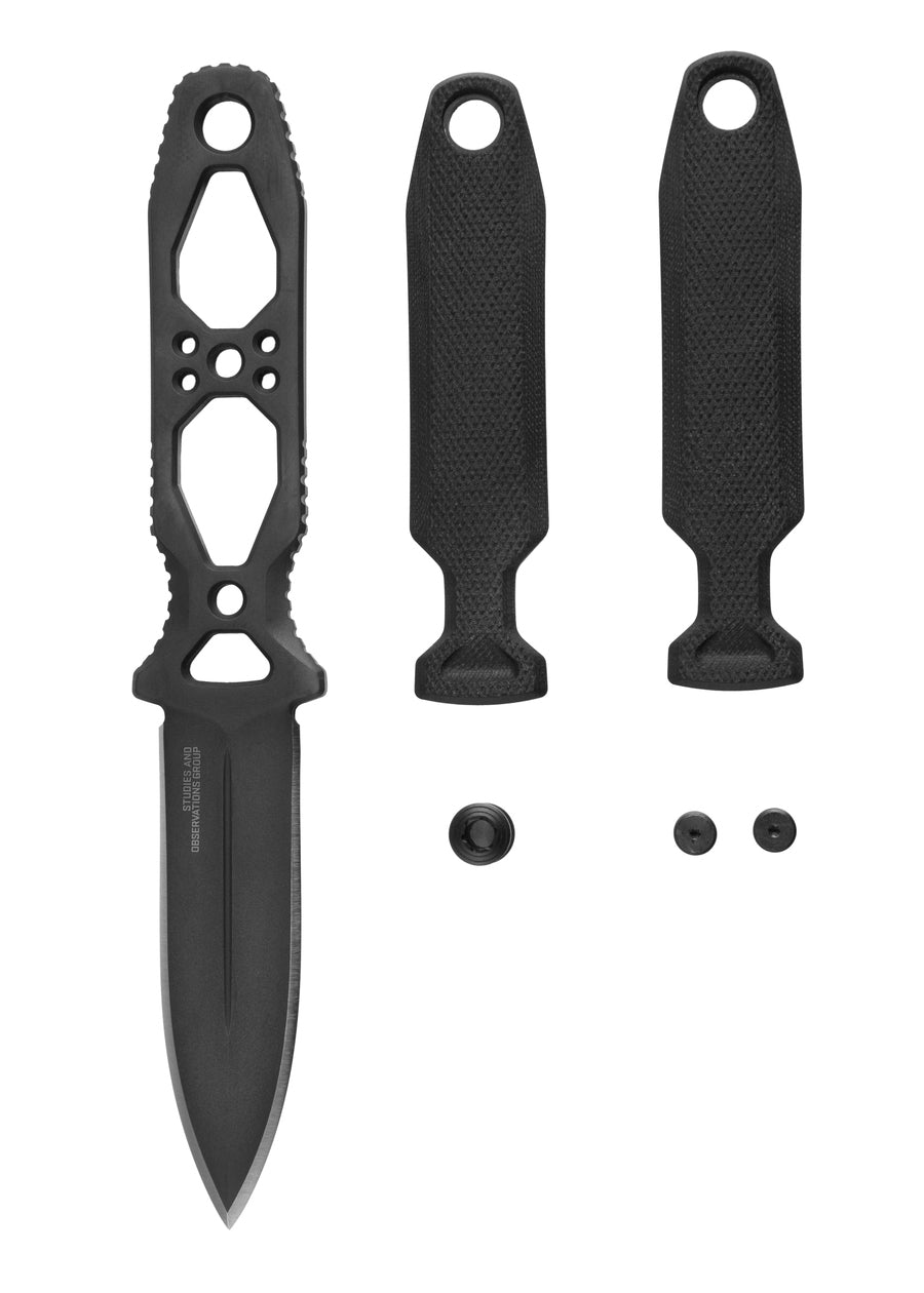 Imagen única de: Cuchillo Fijo Pentagon Fx Covert - Blackout, Sog