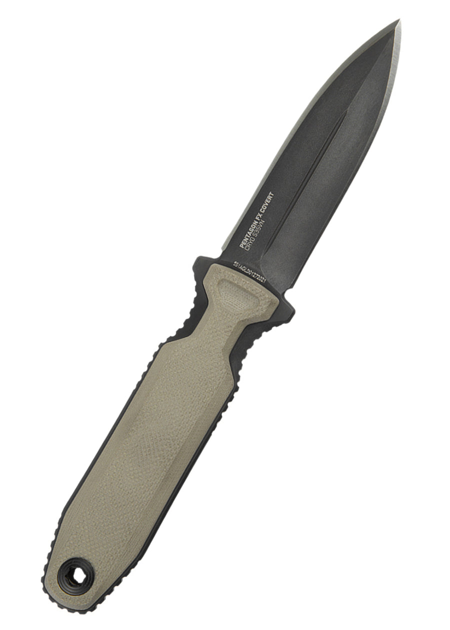 Imagen única de: Cuchillo Fijo Pentagon Fx Covert - Flat Dark Earth, Sog