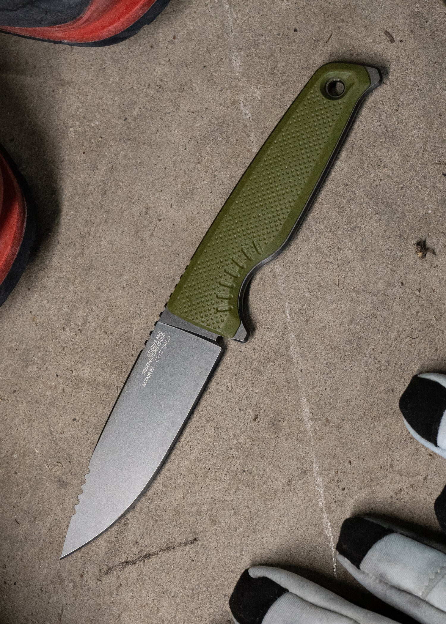 Imagen única de: Cuchillo Fijo Altair Fx - Field Green, Sog