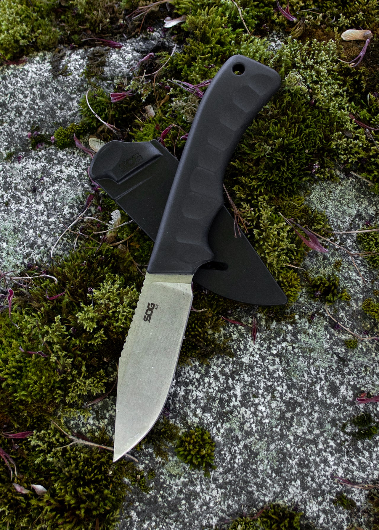 Imagen única de: Cuchillo Fijo Ace - Lavado A La Piedra, Sog