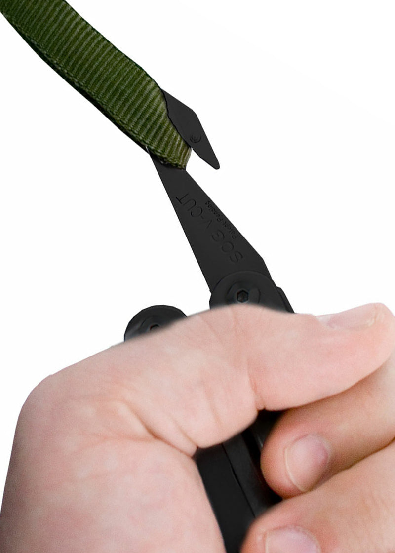 Imagen única de: Sog Powerlock Eod W-v-cutter, Óxido Negro, Multiherramienta